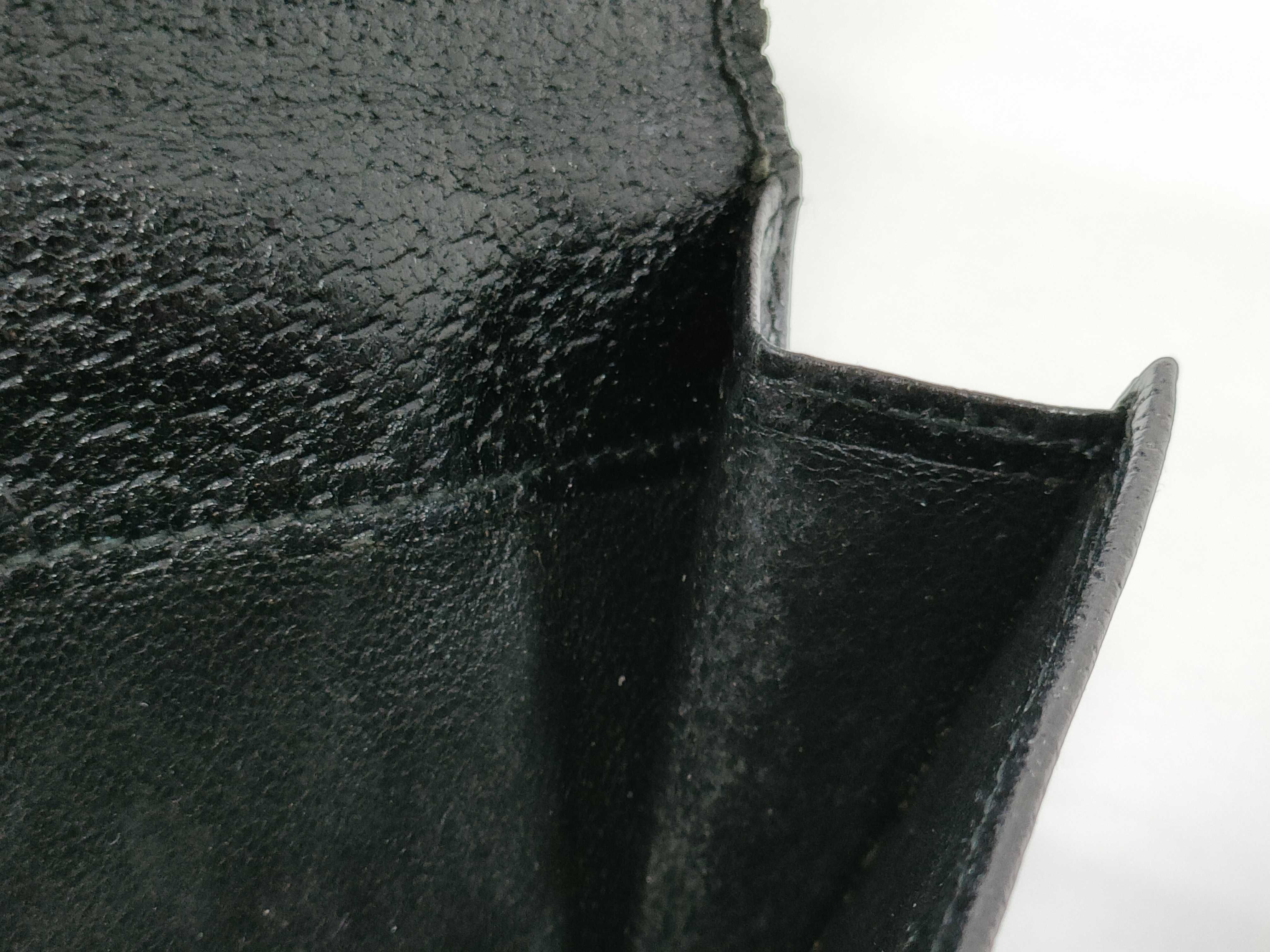 wallet, Gucci long wallet, turnlock closure, leather, black wallet — view 10