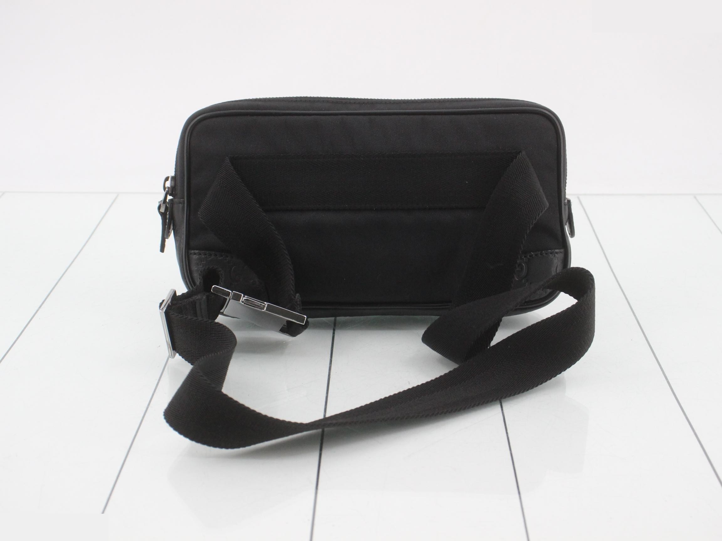 Guccissima waist bag, black — view 2