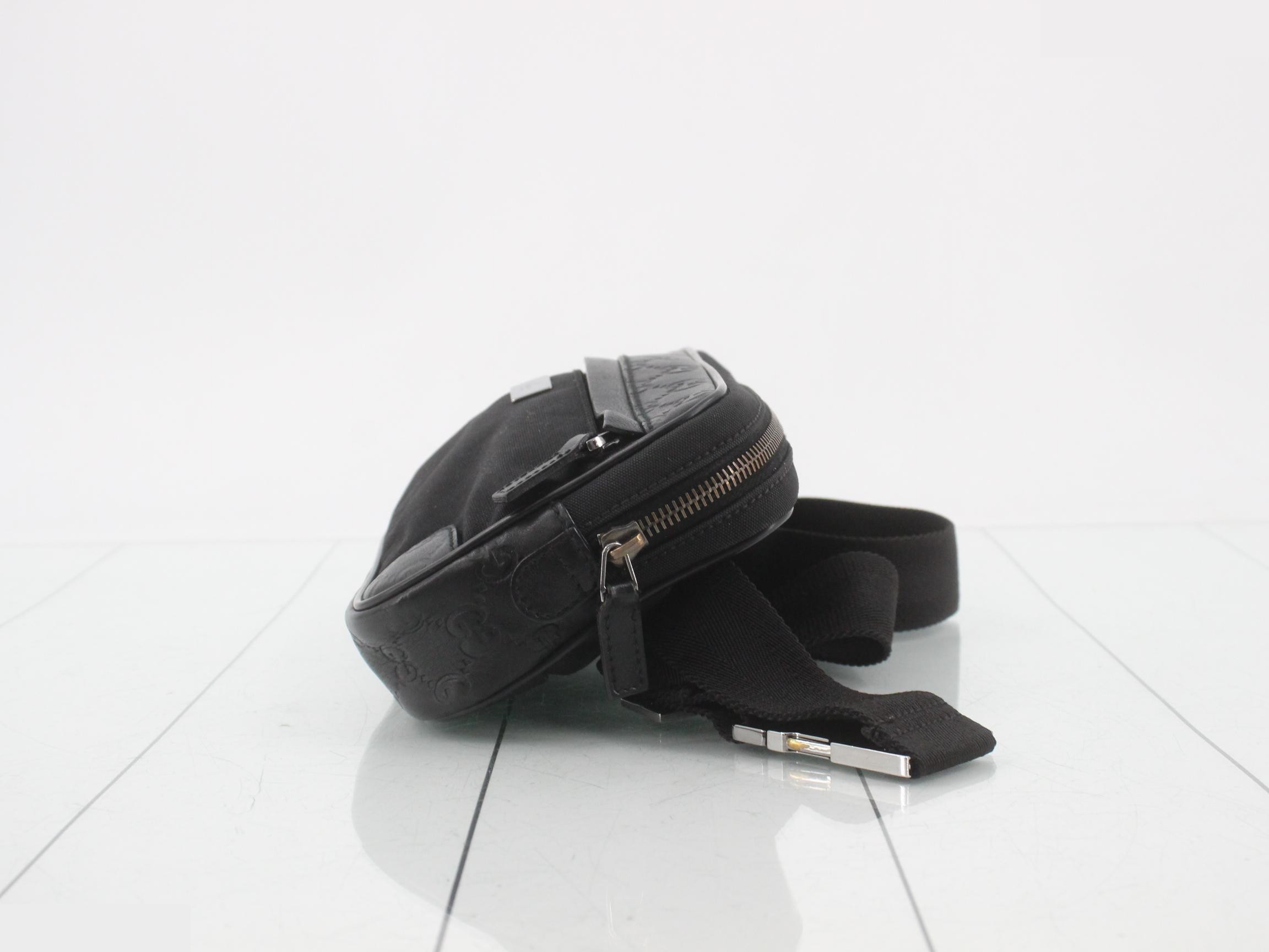 Guccissima waist bag, black — view 3