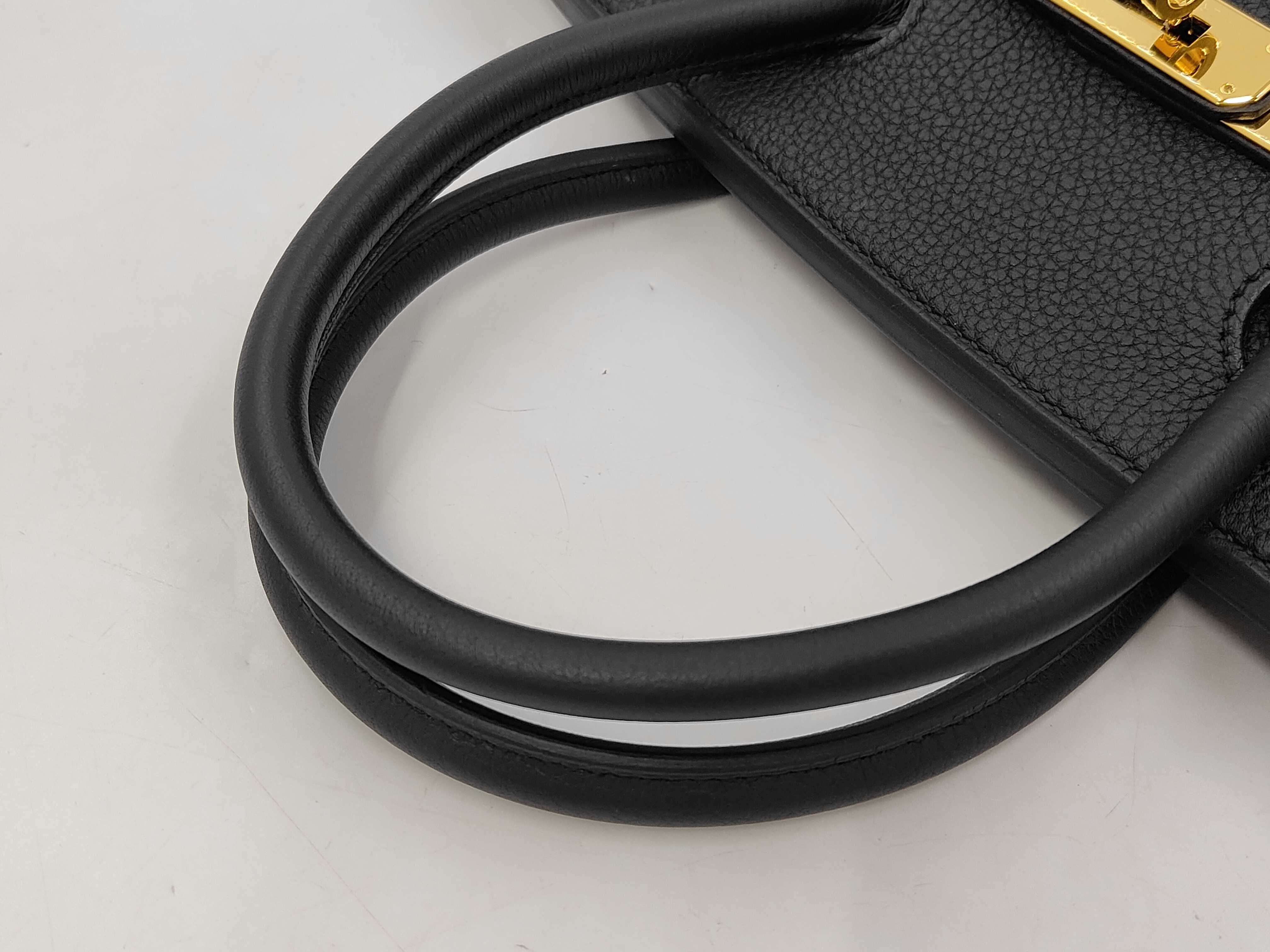 Birkin 30 Black Handbag with Gold Hardware — view 3