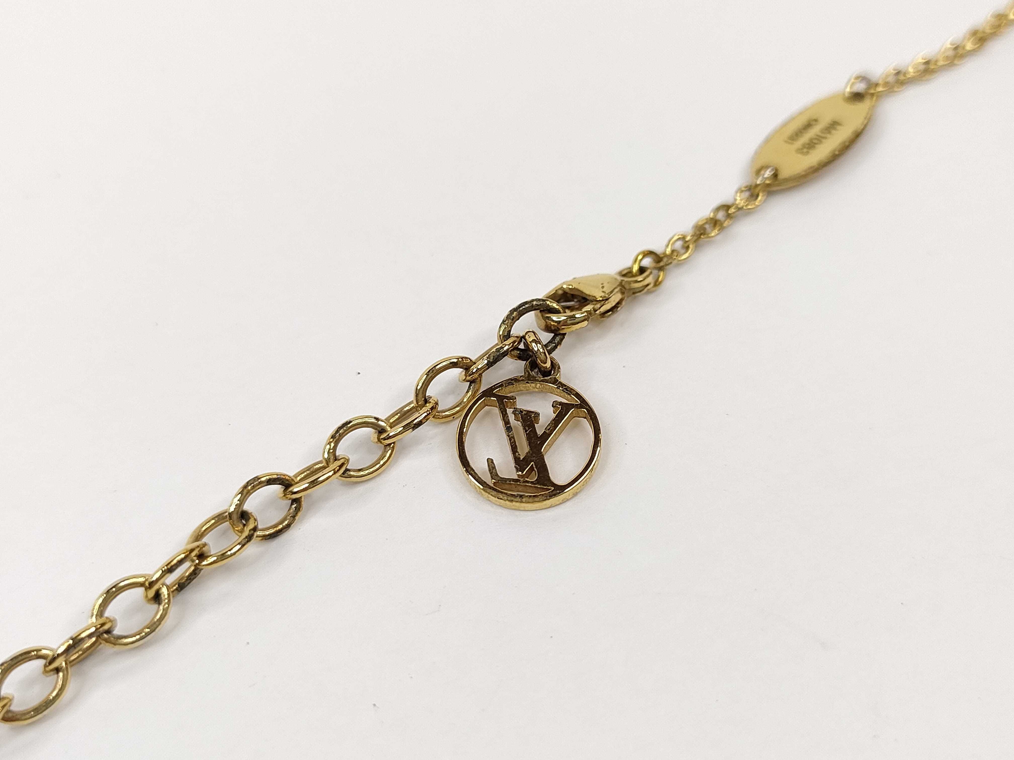 Essentiel V Gold Tone Pendant Necklace — view 4