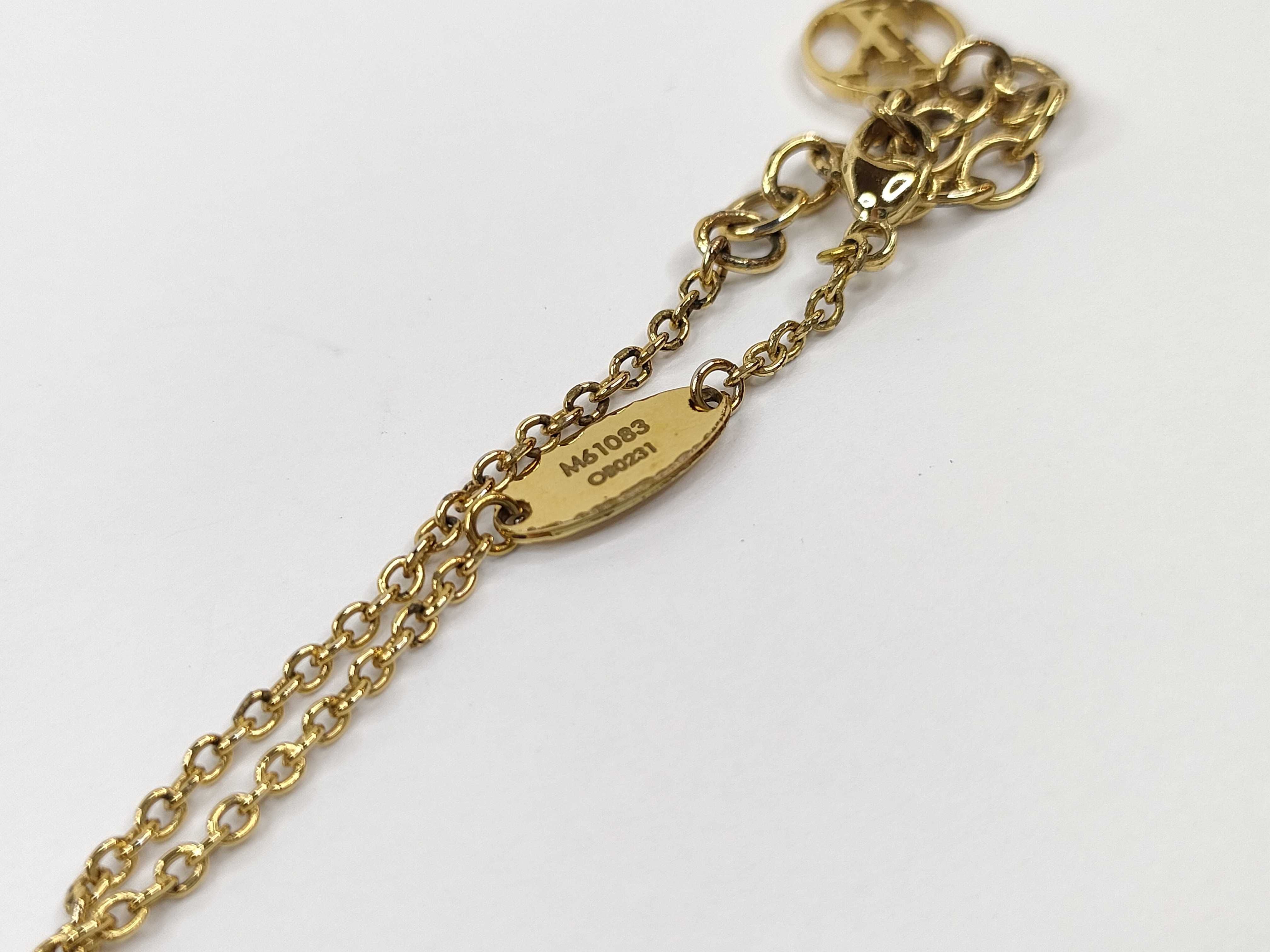 Essentiel V Gold Tone Pendant Necklace — view 6