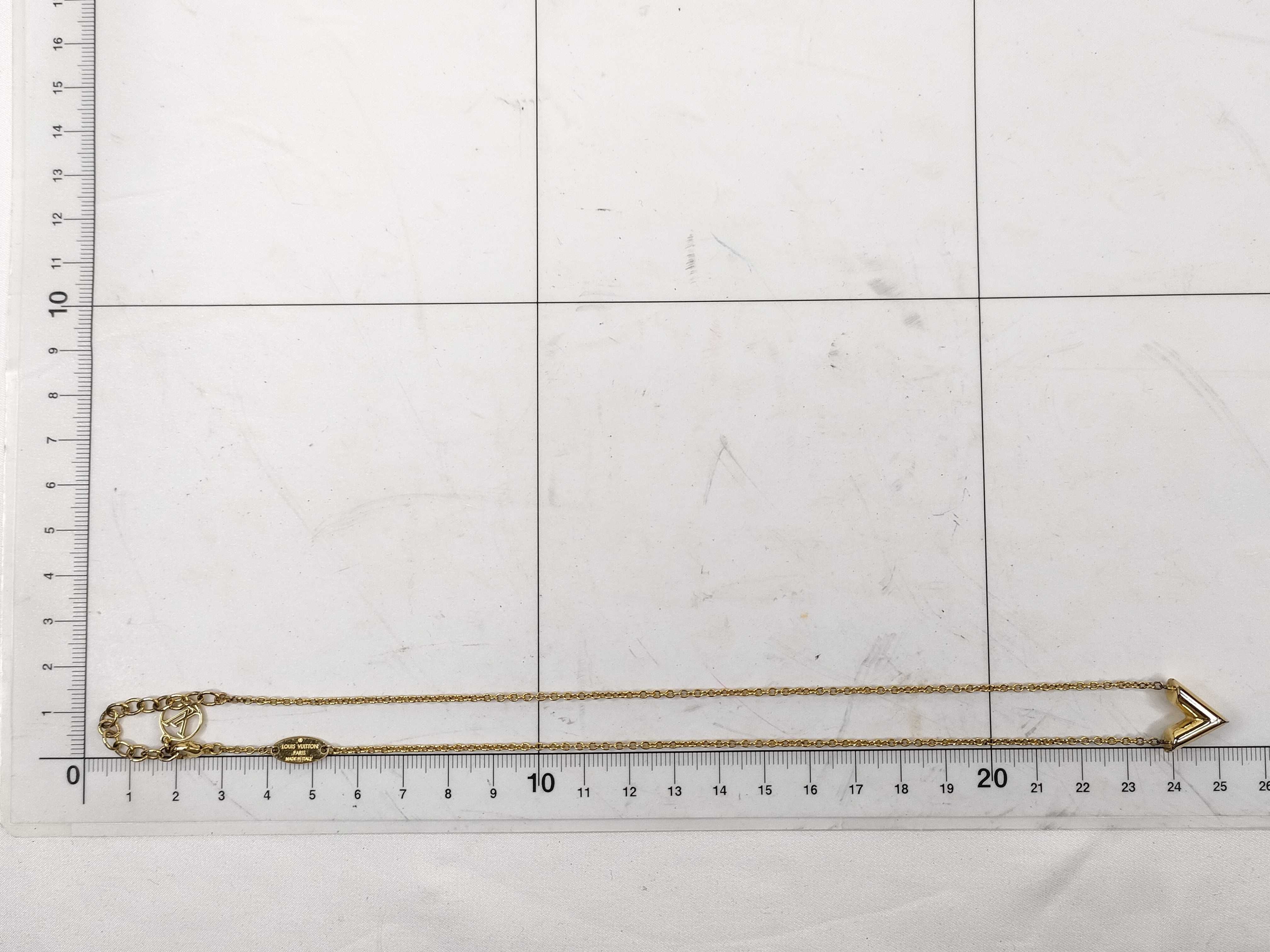 Essentiel V Gold Tone Pendant Necklace — view 10