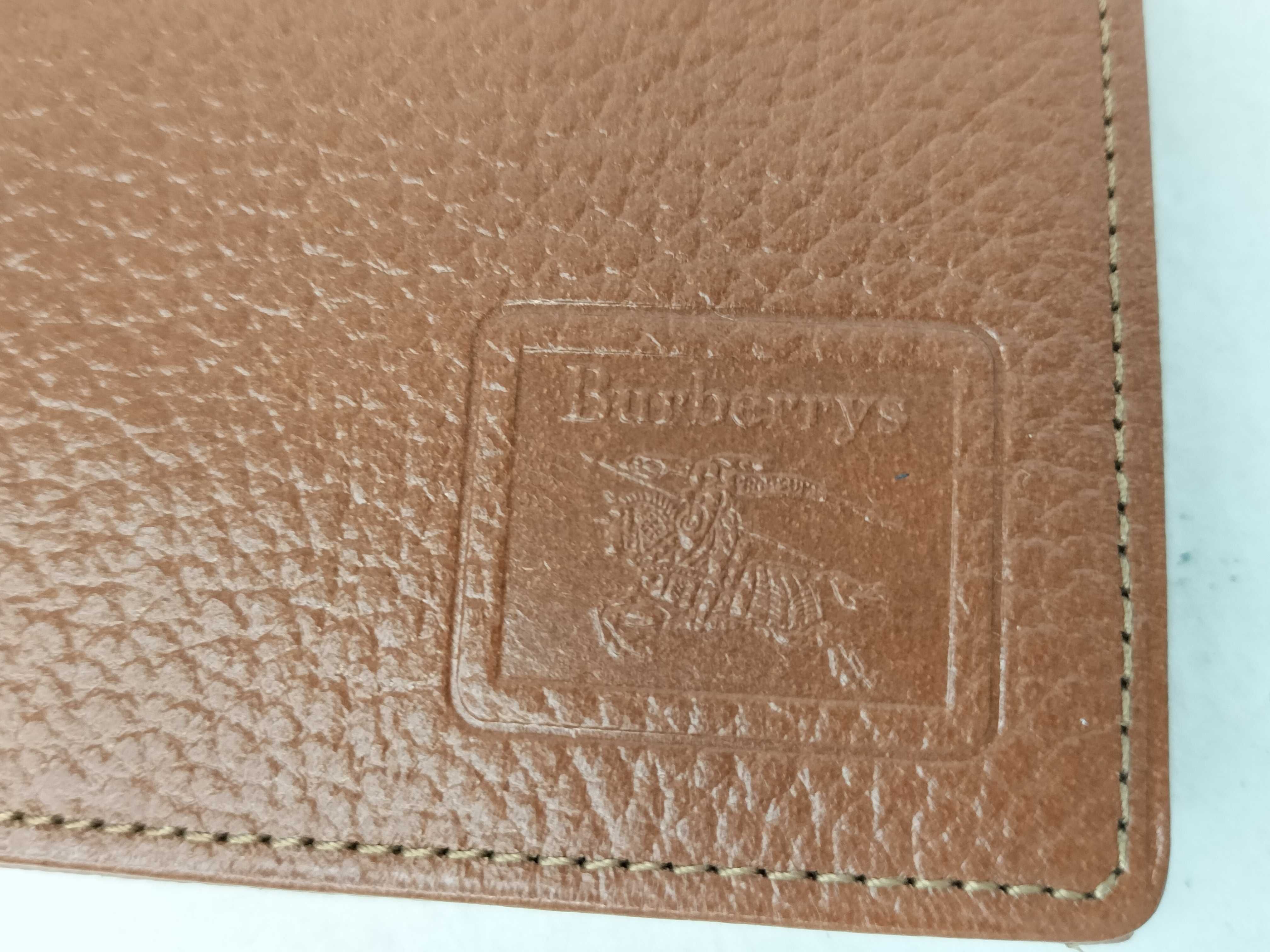 Card Case, Leather, Dark Brown. (Card case, pass case, business card holder) — view 11