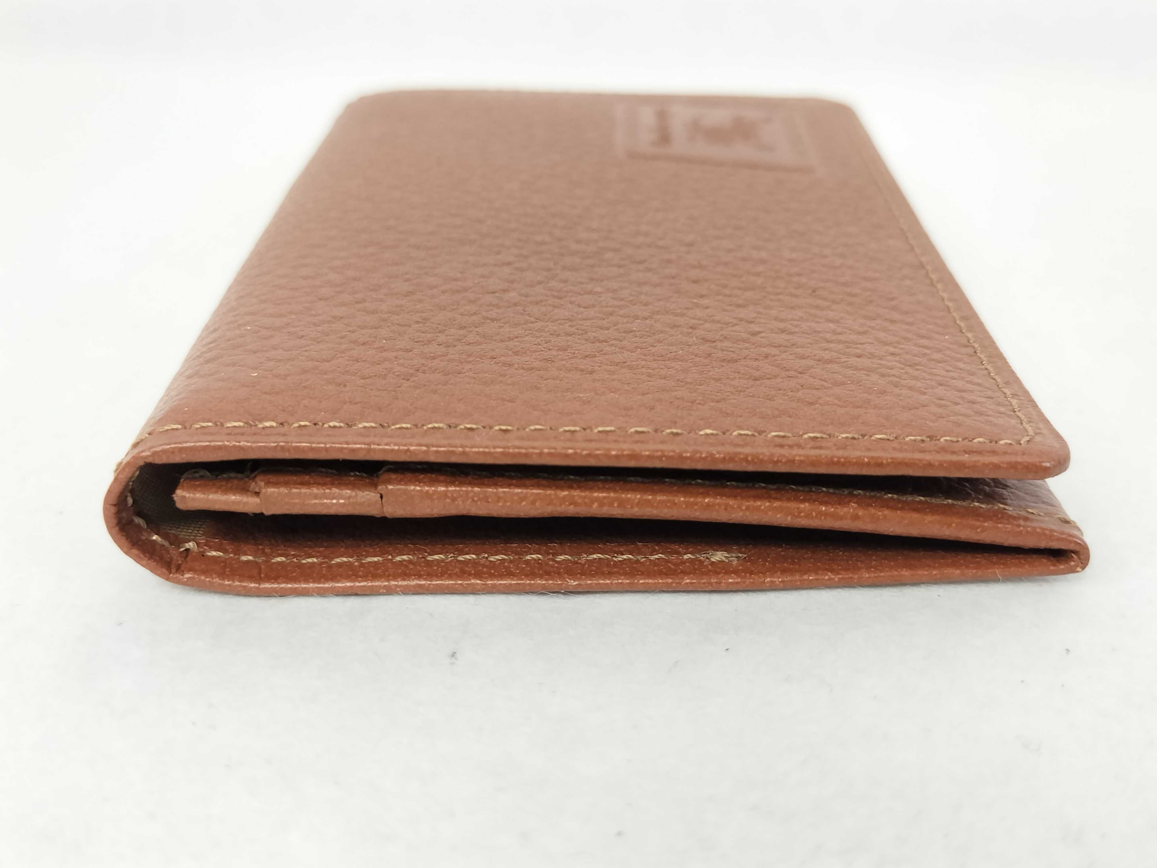 Card Case, Leather, Dark Brown. (Card case, pass case, business card holder) — view 7
