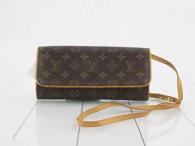 Shoulder bag, Pochette Twin PM, Monogram, M51854, Leather