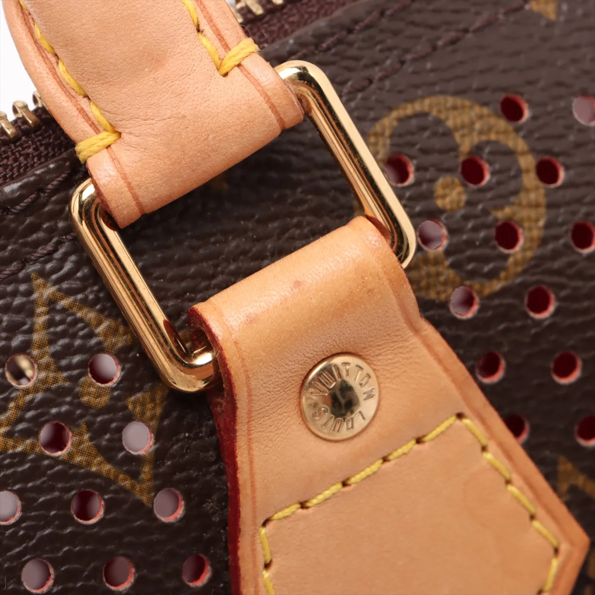Monogram Perfo Speedy 30 M95182 SP0018 Brown — view 11