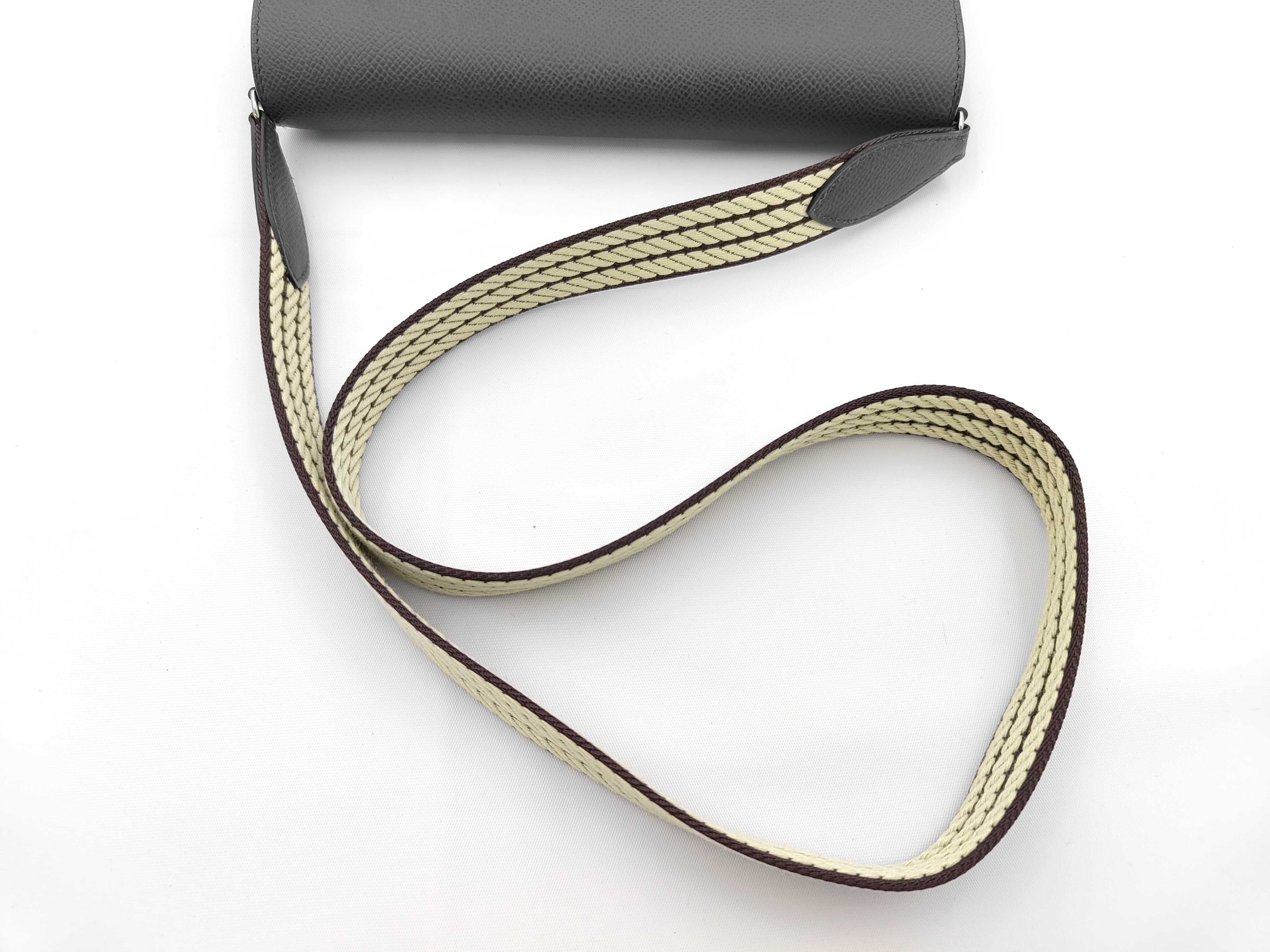 Constance To Go Epsom Leather Shoulder Bag with Silver Hardware (W Stamp) — view 3