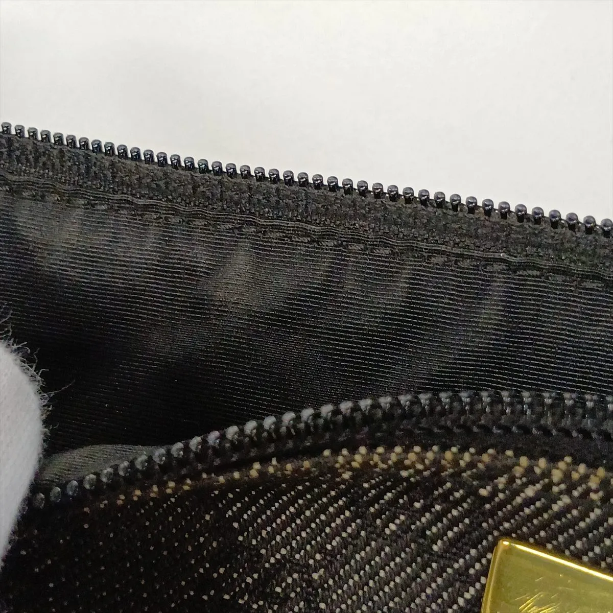 GG Canvas x Leather Handbag Black 07198 — view 9