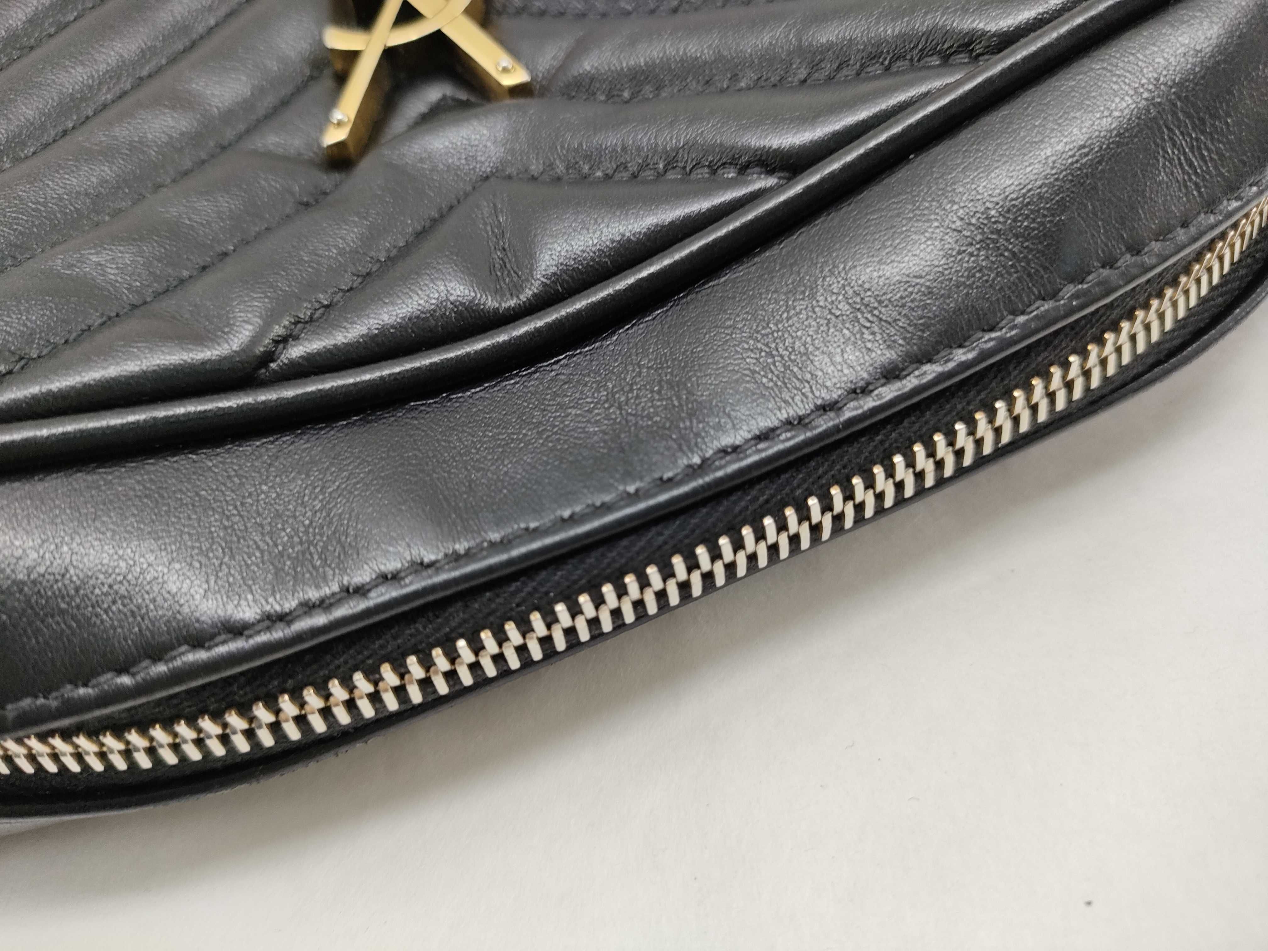 Lou Camera Leather Shoulder Bag, Black 612544 — view 5