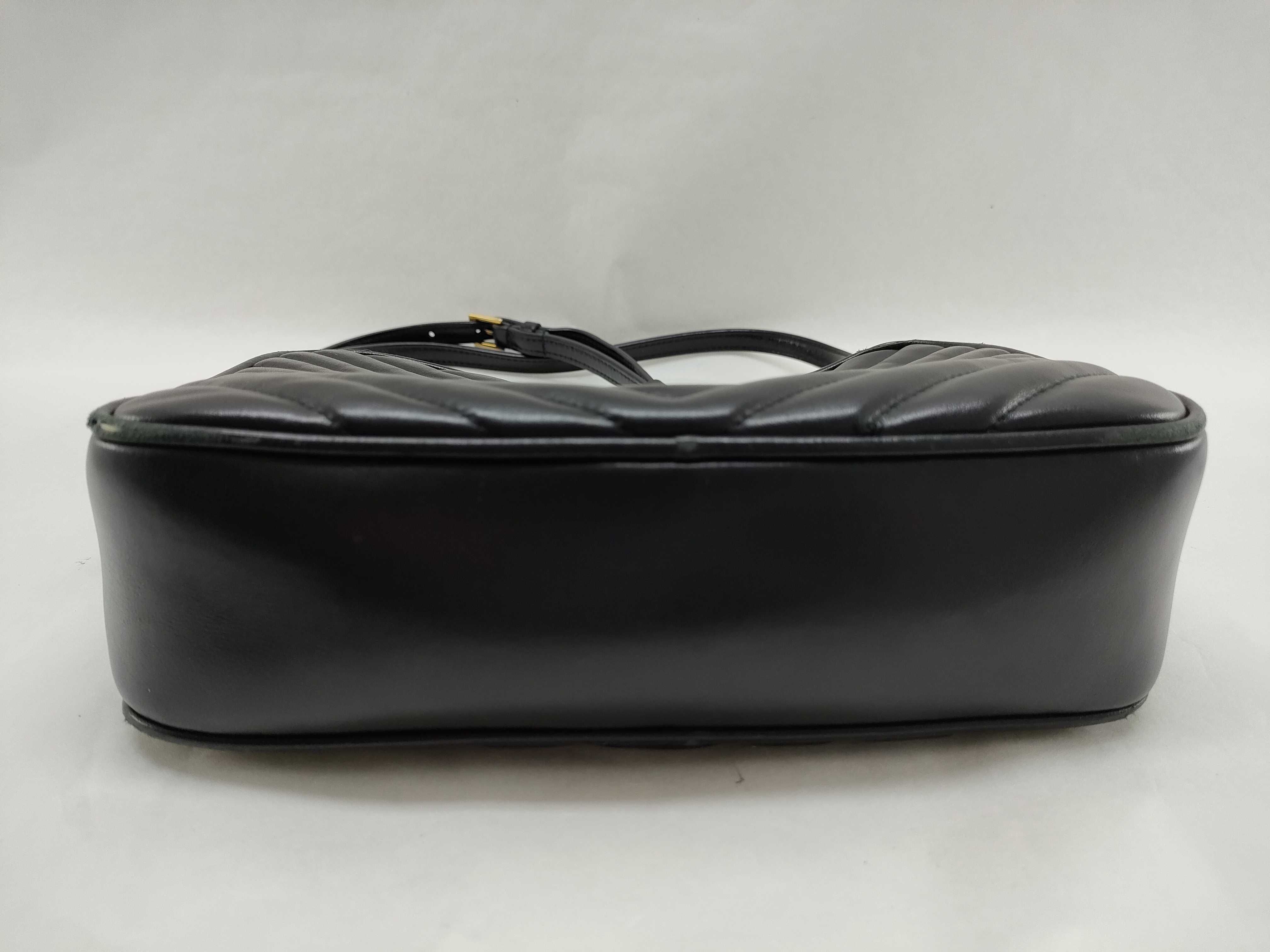 Lou Camera Leather Shoulder Bag, Black 612544 — view 7
