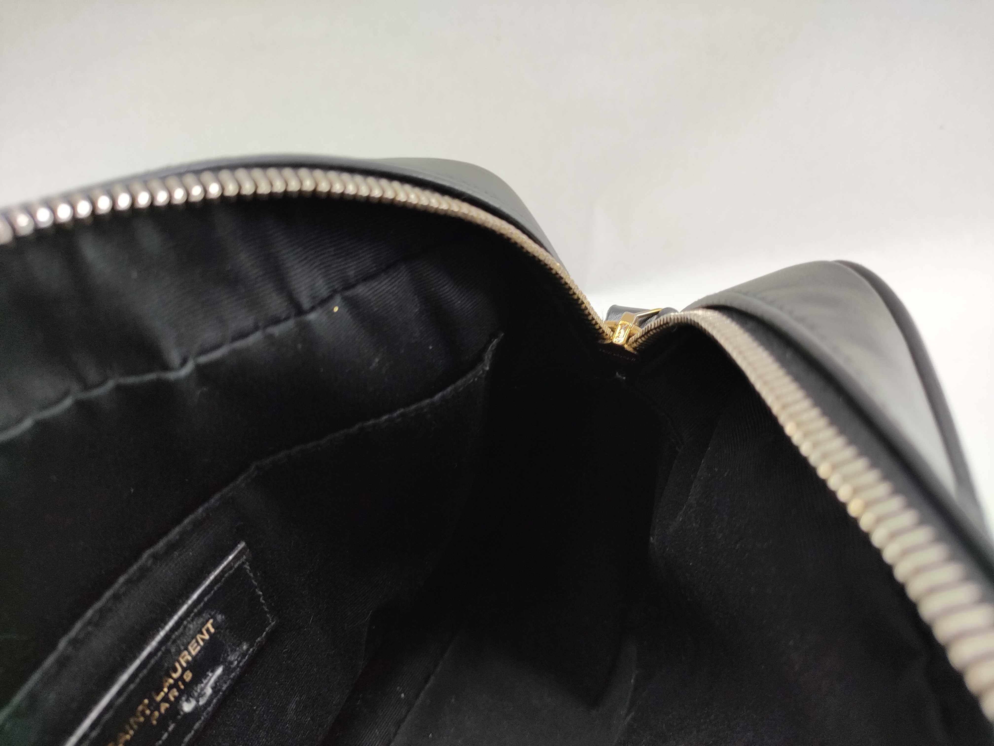 Lou Camera Leather Shoulder Bag, Black 612544 — view 8