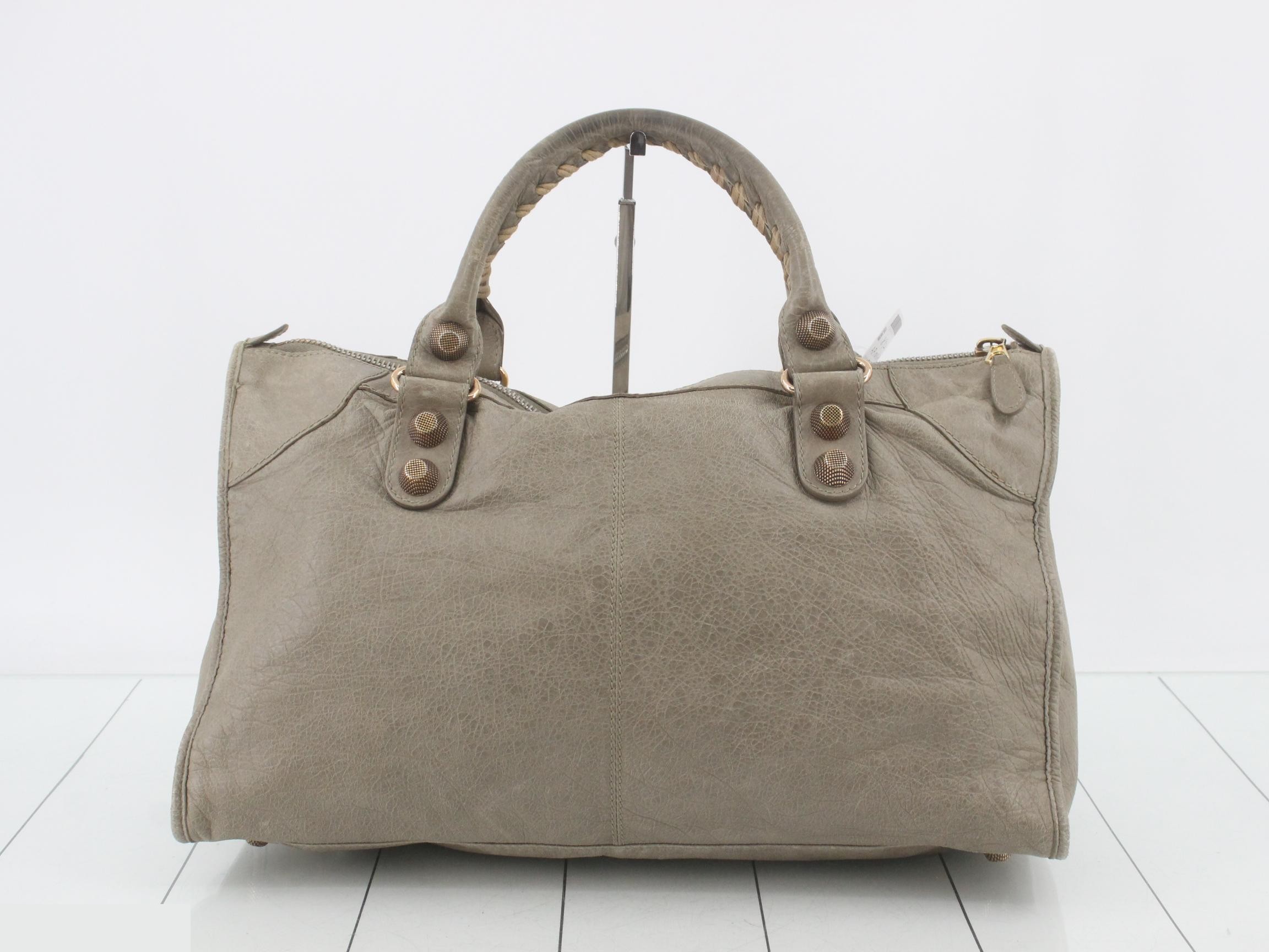 Giant City Handbag, Beige — view 2