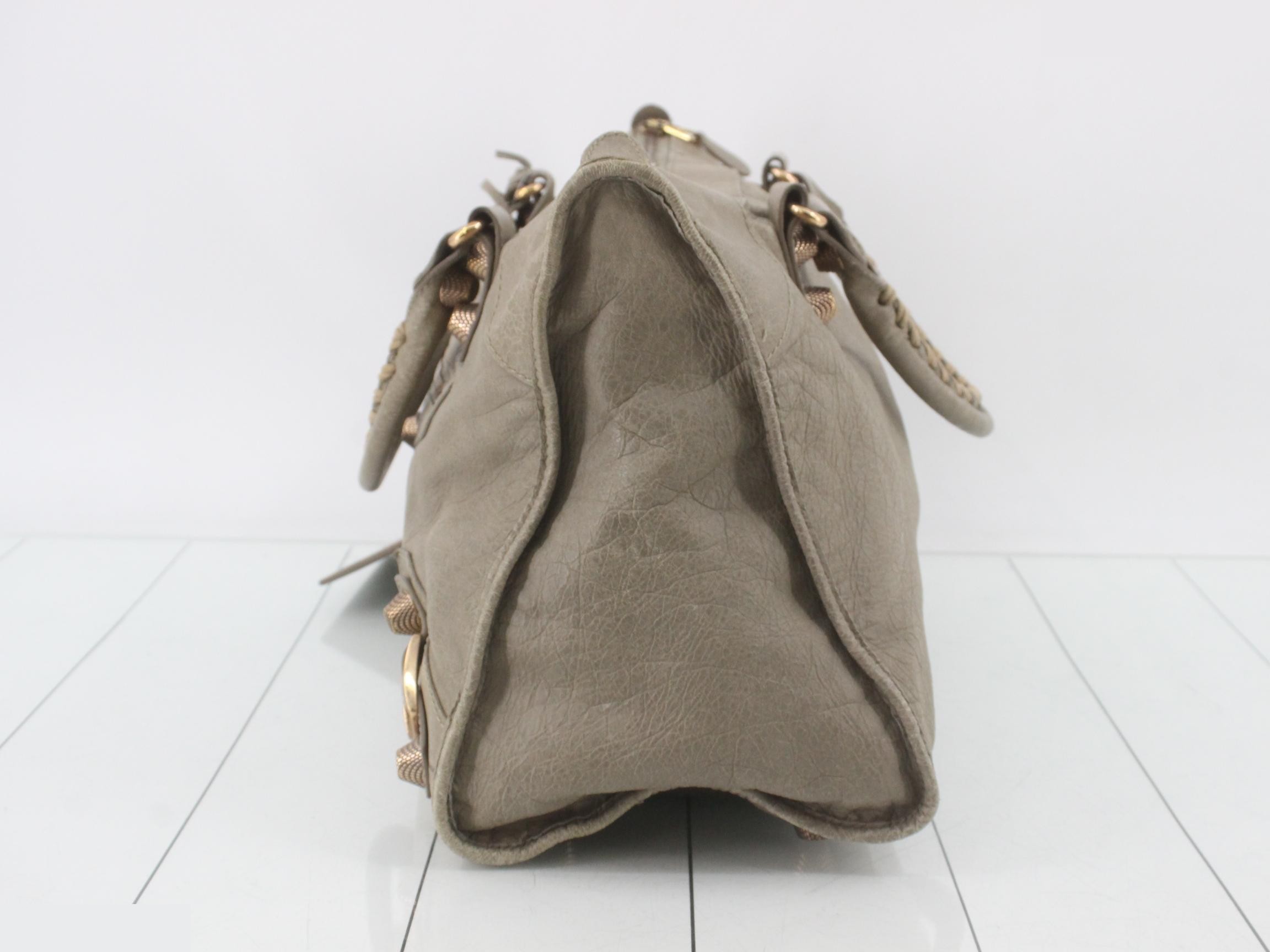 Giant City Handbag, Beige — view 3