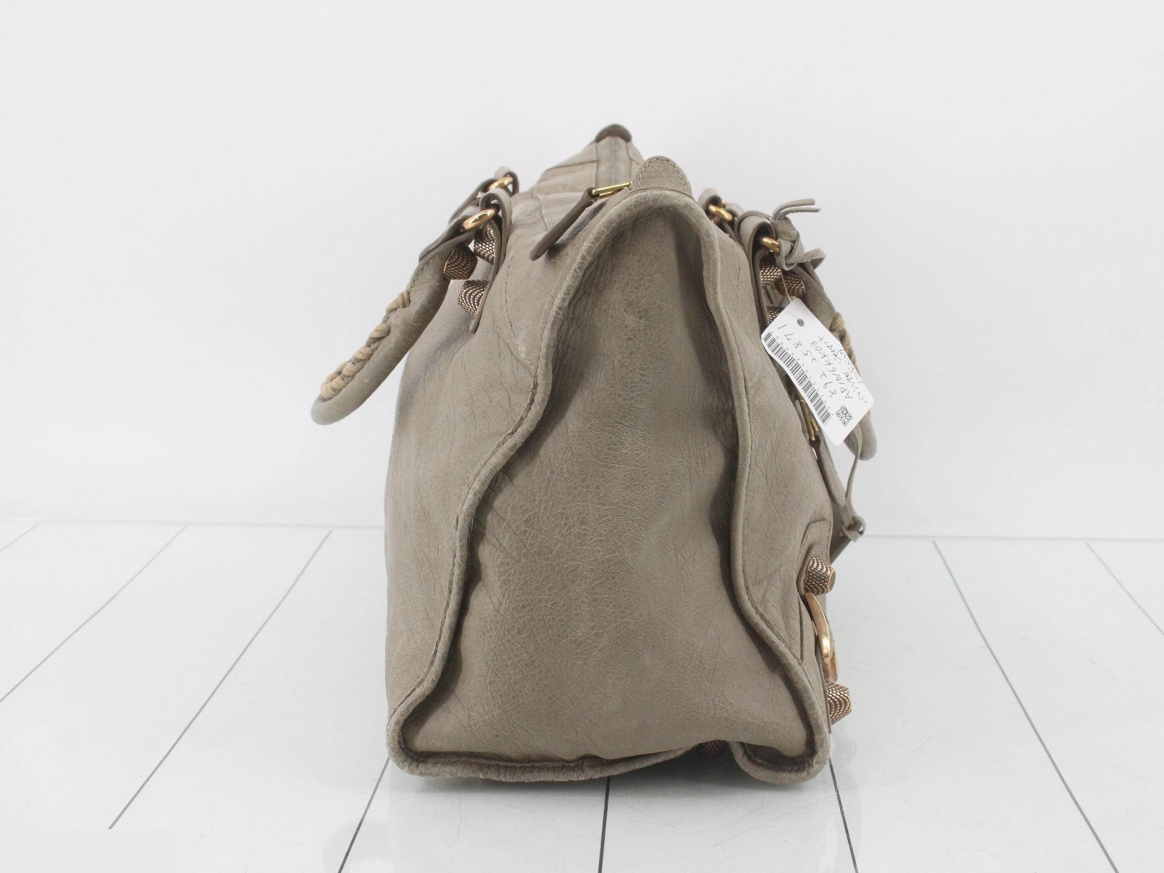 Giant City Handbag, Beige — view 4