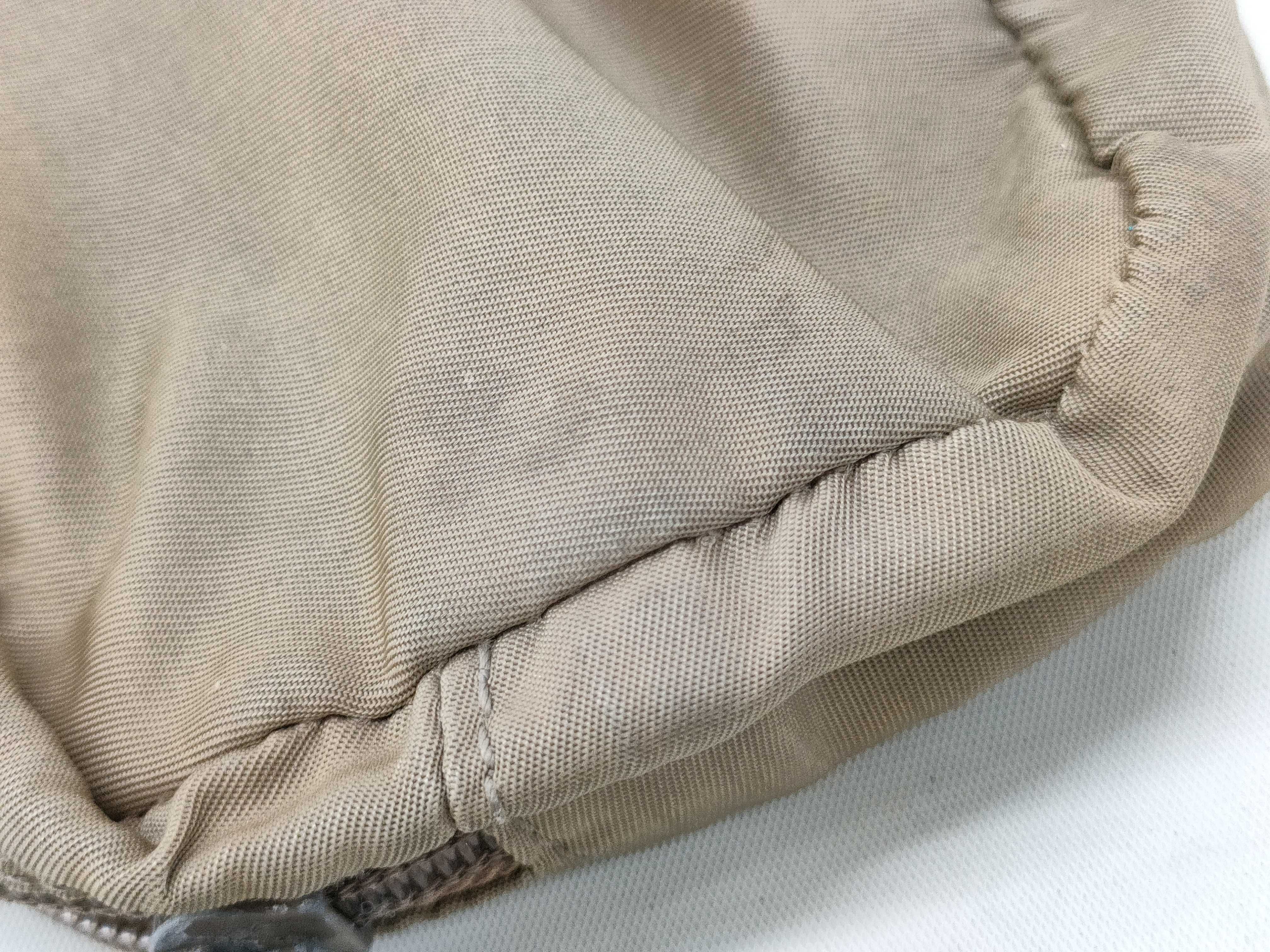 Nylon Pouch, Beige, White Tag, Size 7 — view 13