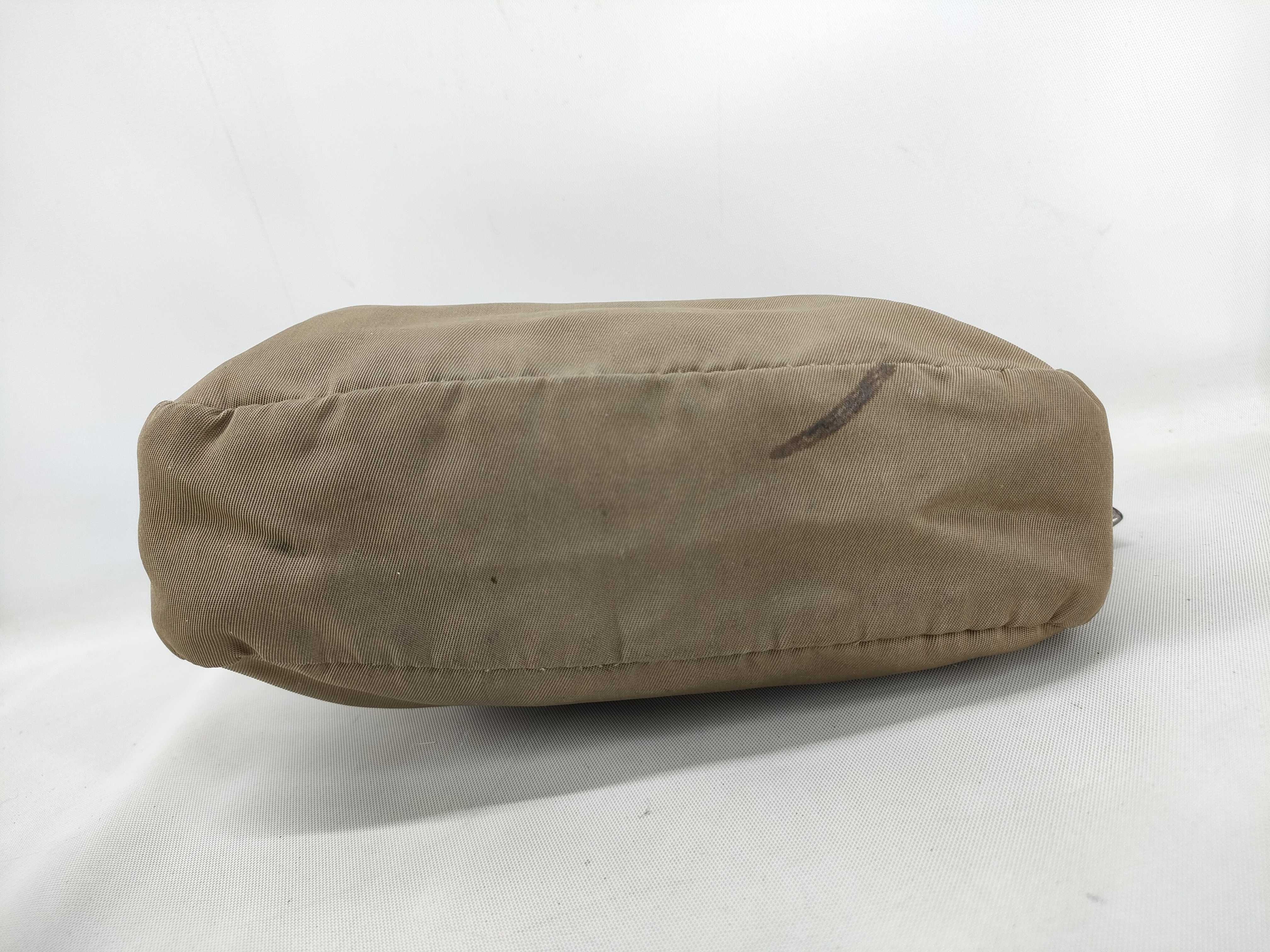 Nylon Pouch, Beige, White Tag, Size 7 — view 3