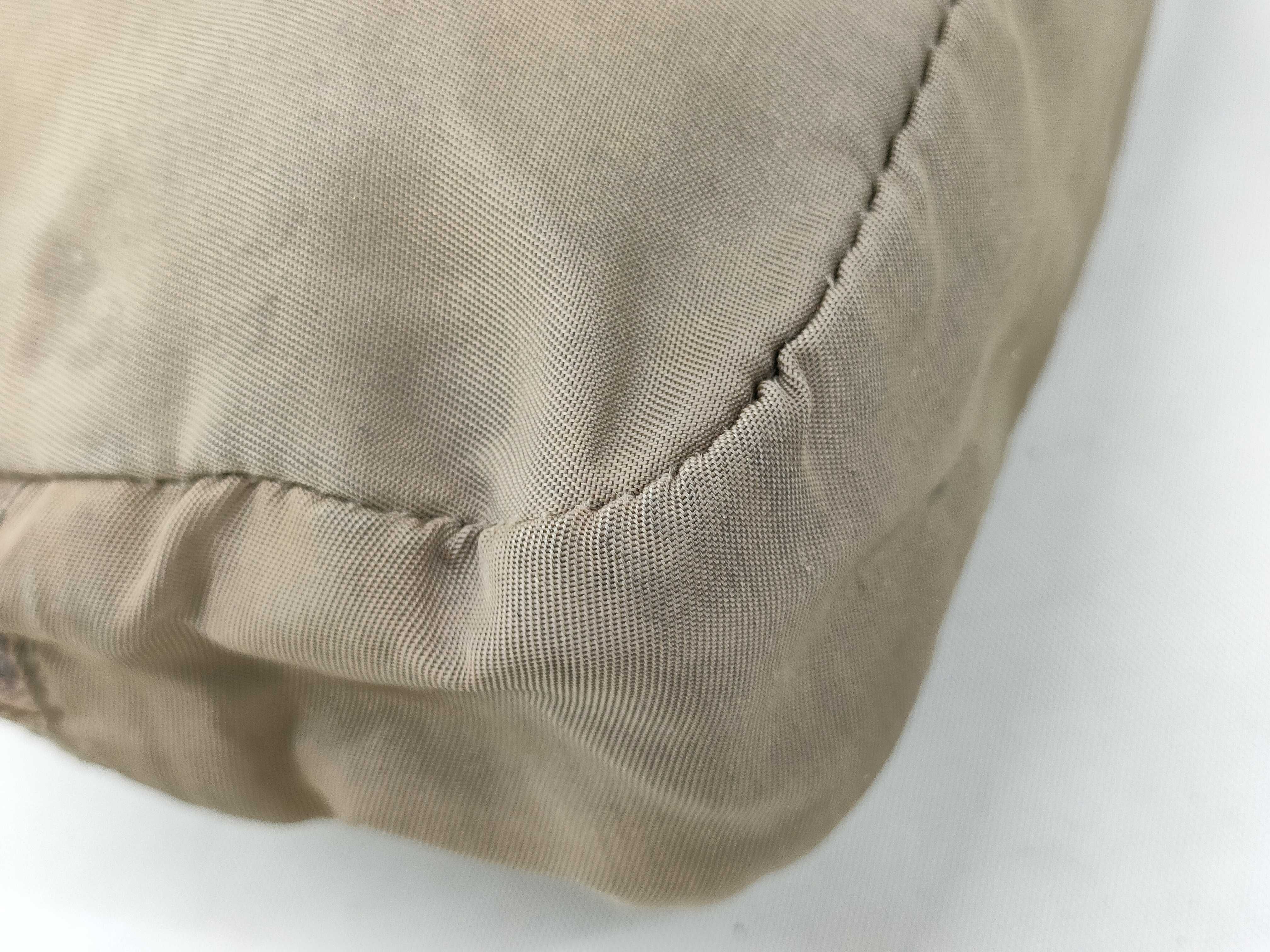 Nylon Pouch, Beige, White Tag, Size 7 — view 4