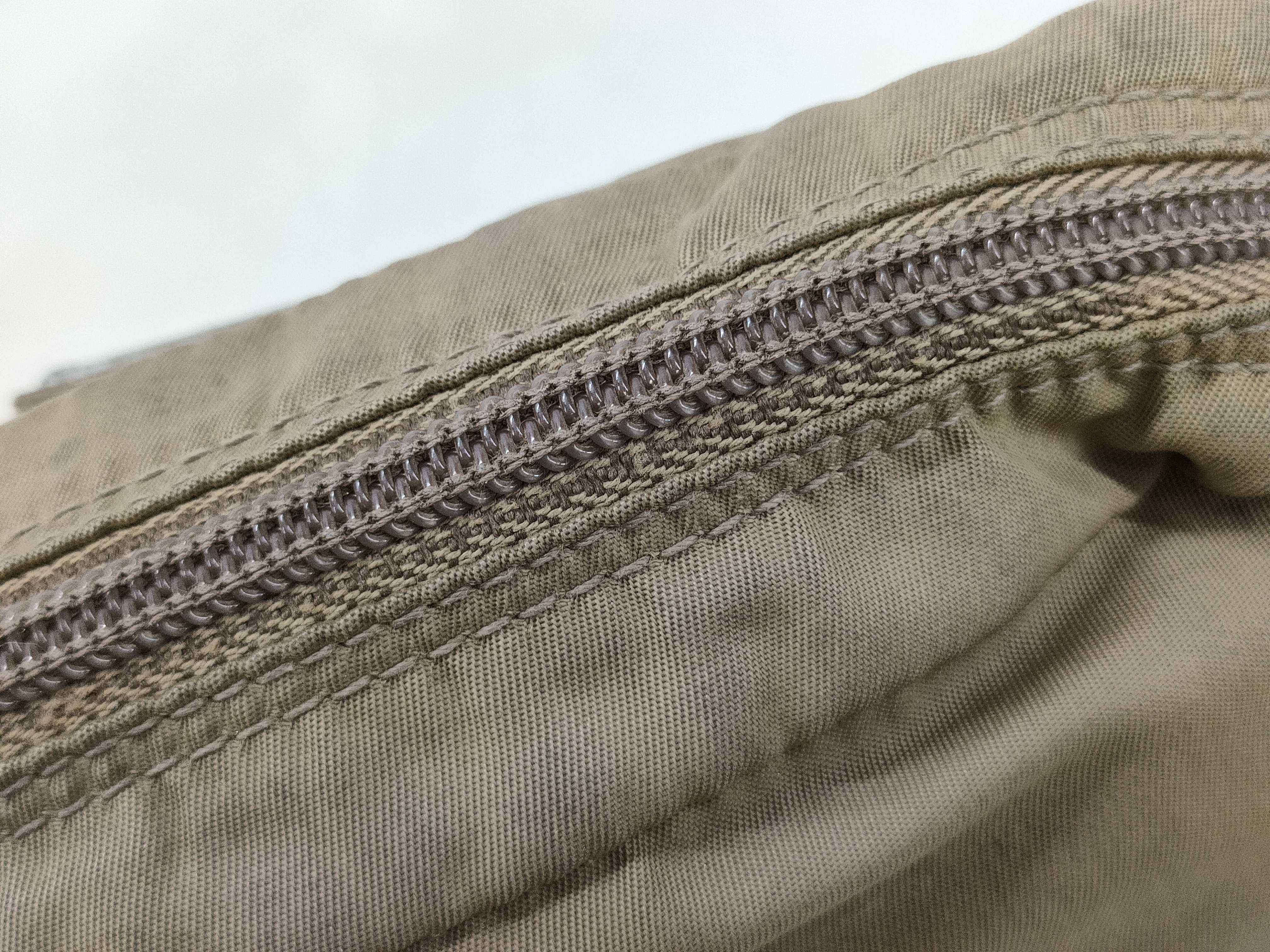 Nylon Pouch, Beige, White Tag, Size 7 — view 5