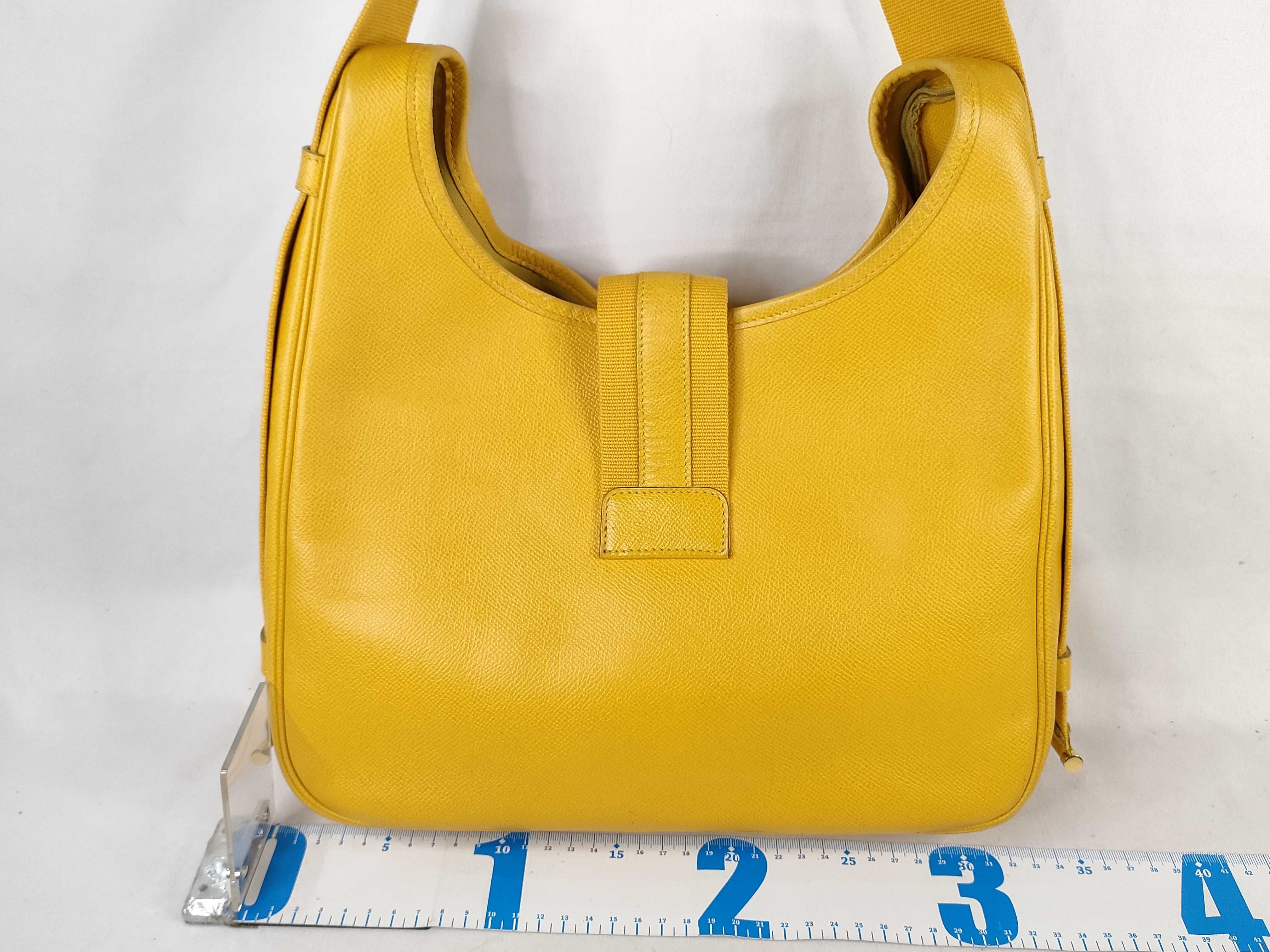 (Hermes) Saco Yellow Tote Bag — view 2