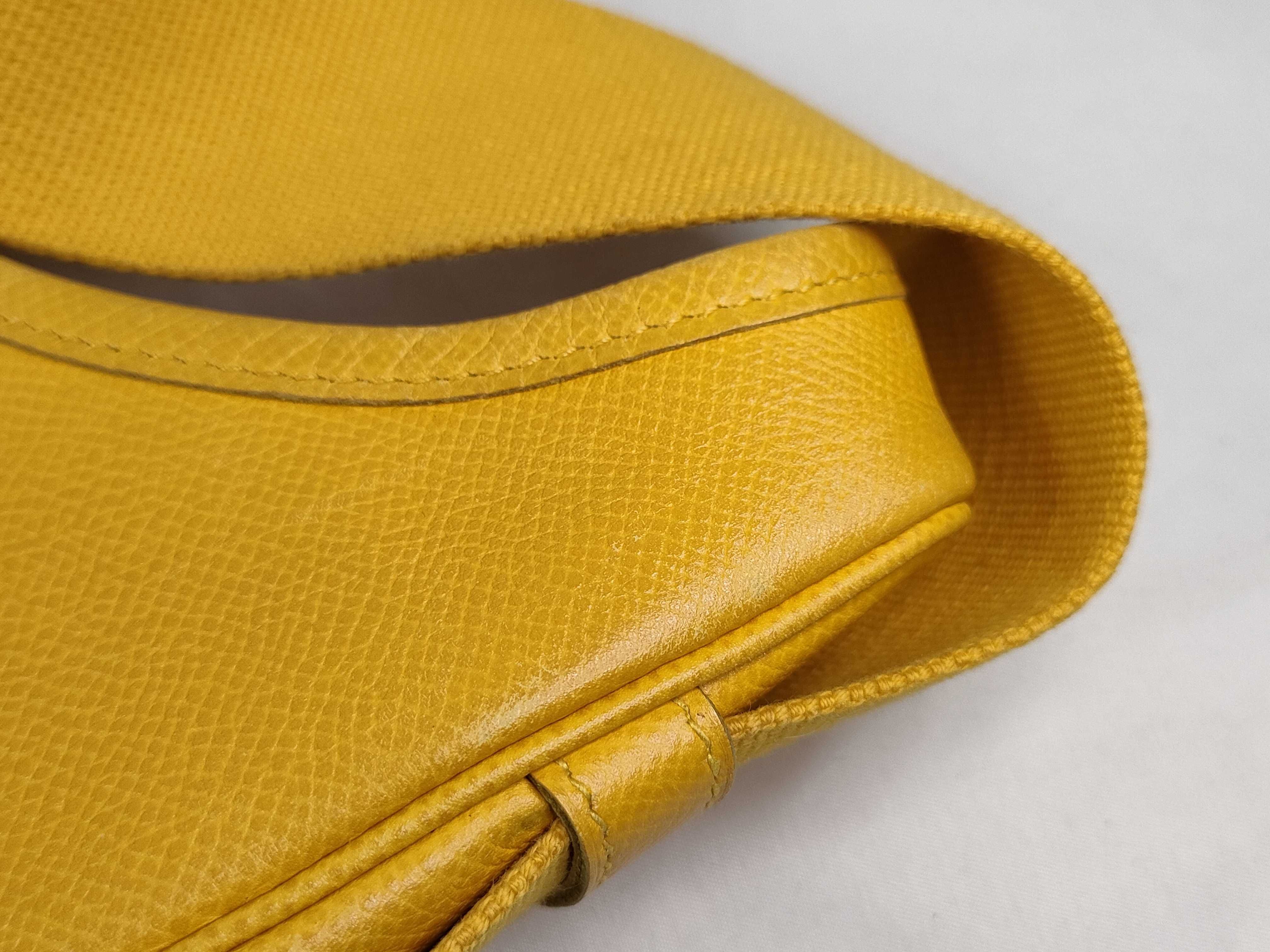 (Hermes) Saco Yellow Tote Bag — view 12