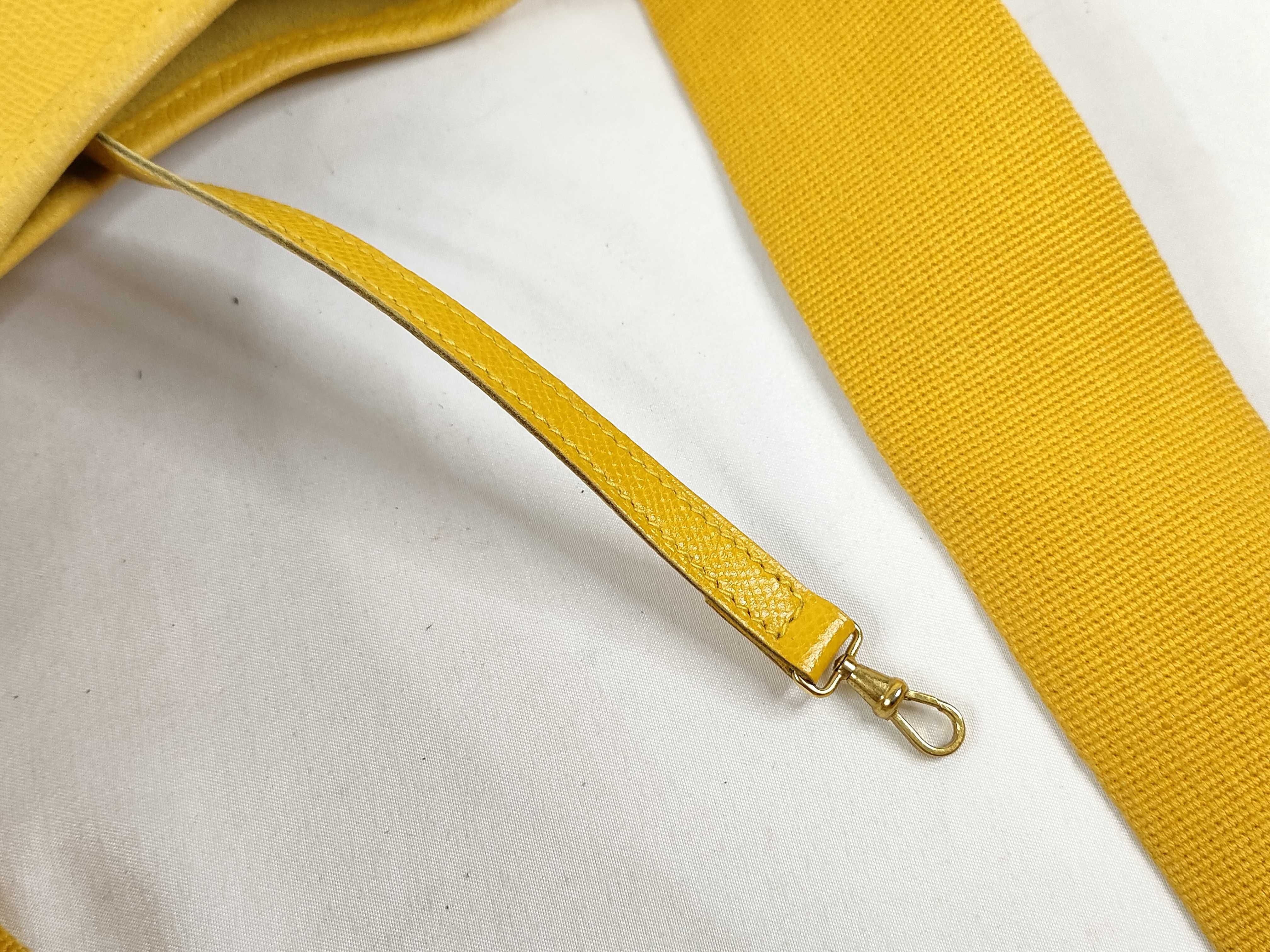 (Hermes) Saco Yellow Tote Bag — view 13