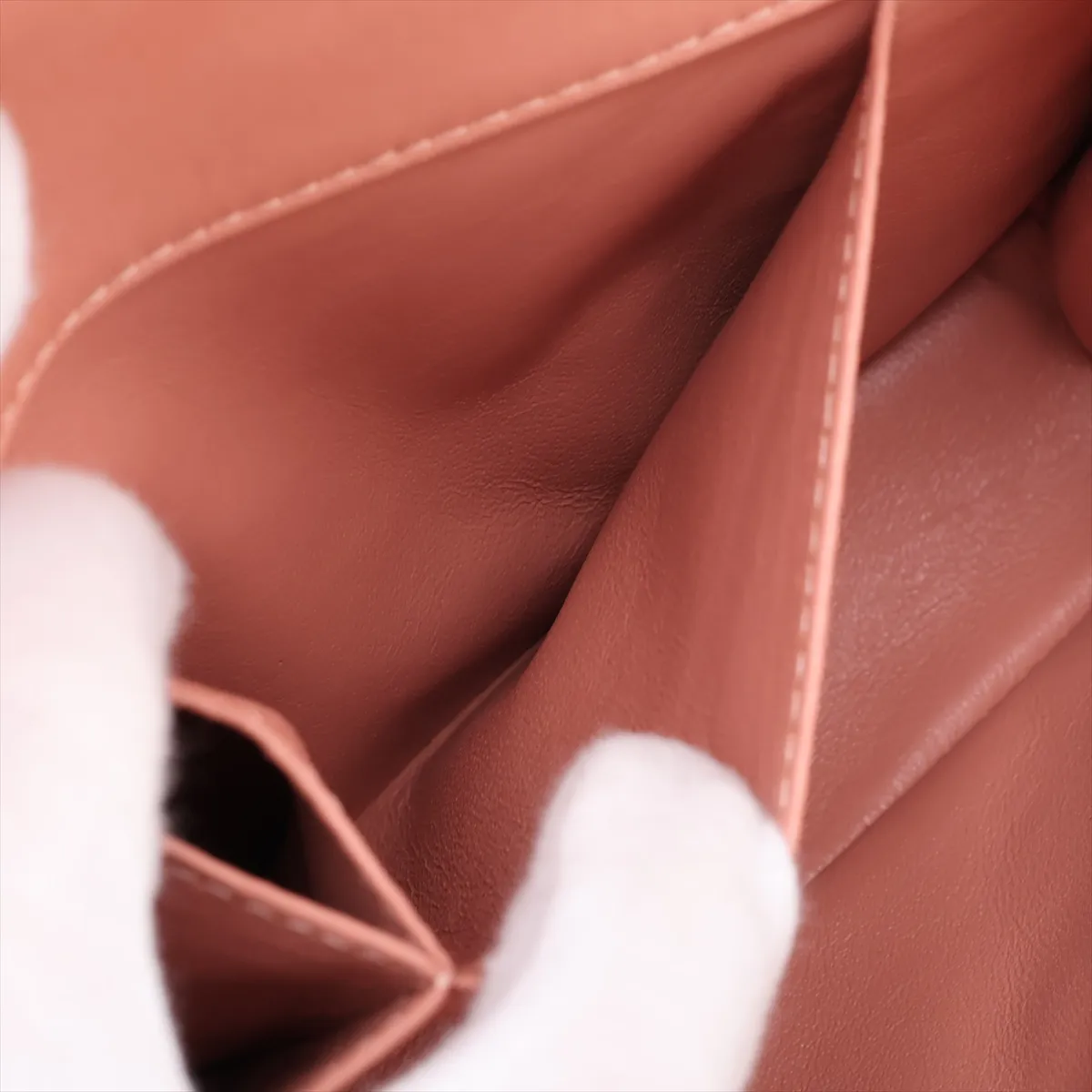 Matelassé Lambskin Single Flap Single Chain Bag, Pink, Silver Hardware, 11061046, Series 11 — view 8