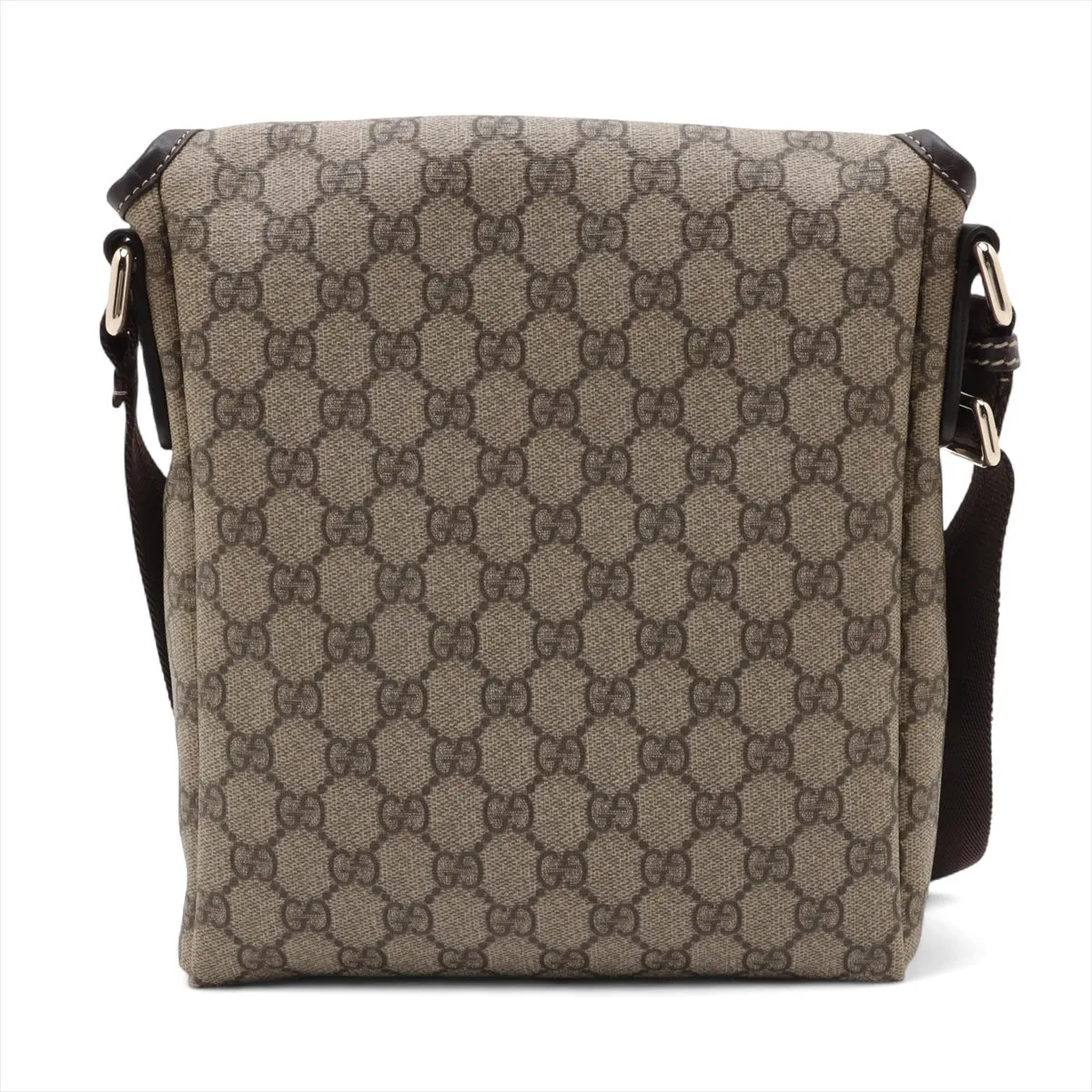 GG Supreme PVC x Leather Shoulder Bag Beige 223666 — view 2