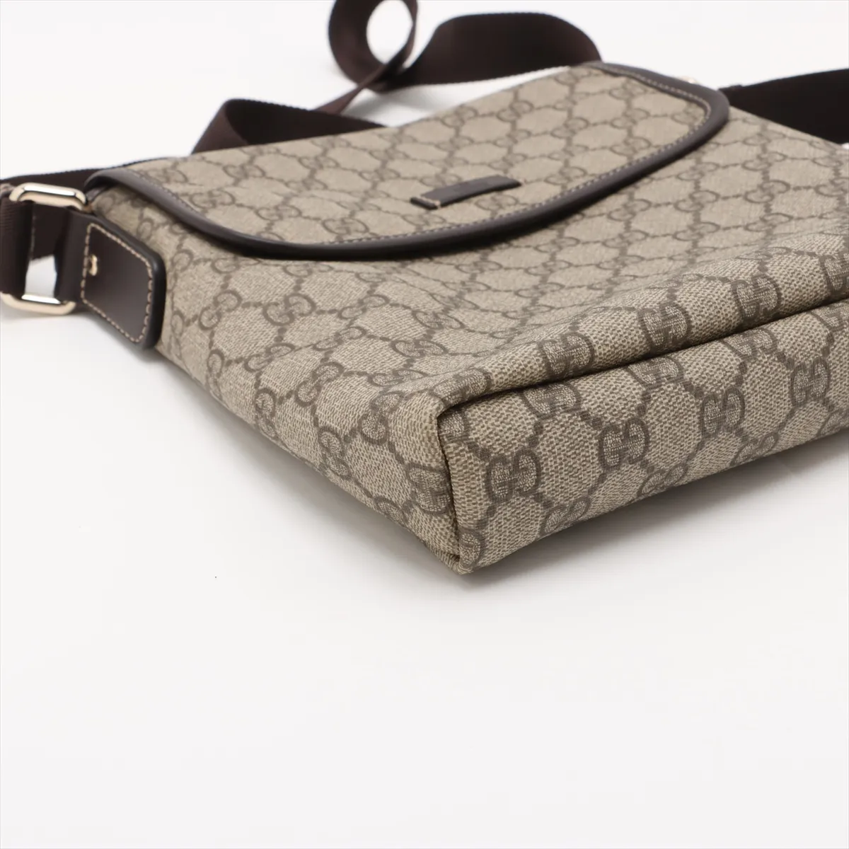GG Supreme PVC x Leather Shoulder Bag Beige 223666 — view 4