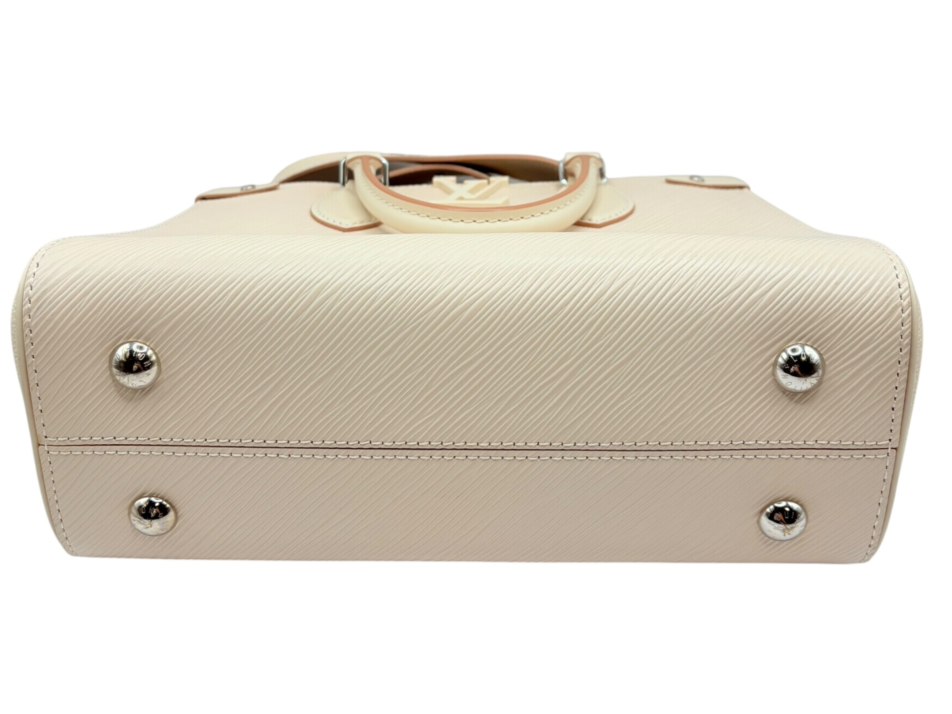 Epi Grenelle Tote PM M57681 White 2-Way Handbag — view 3