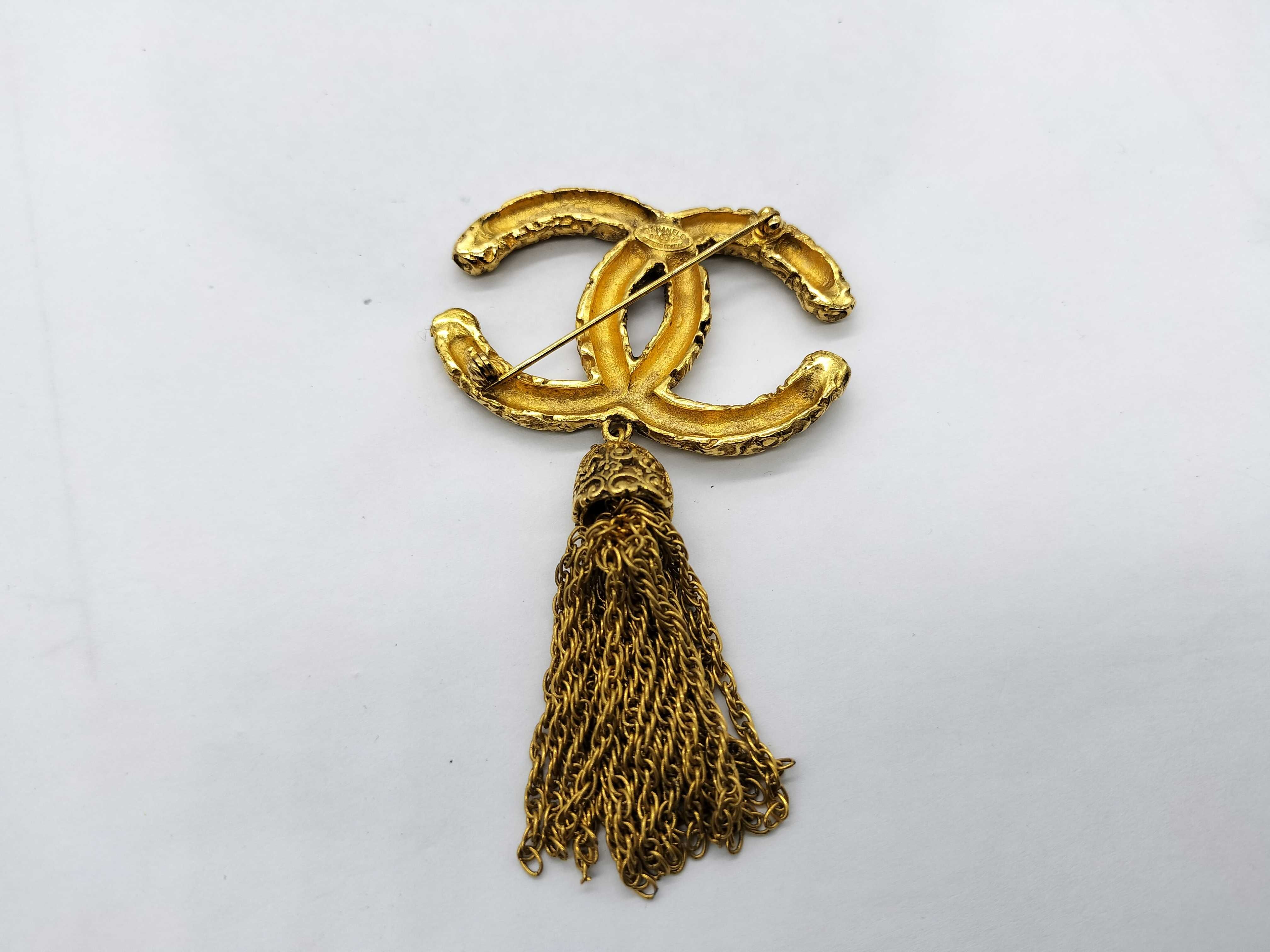 Lava Chain Tassel Brooch / 93A Brooch — view 3