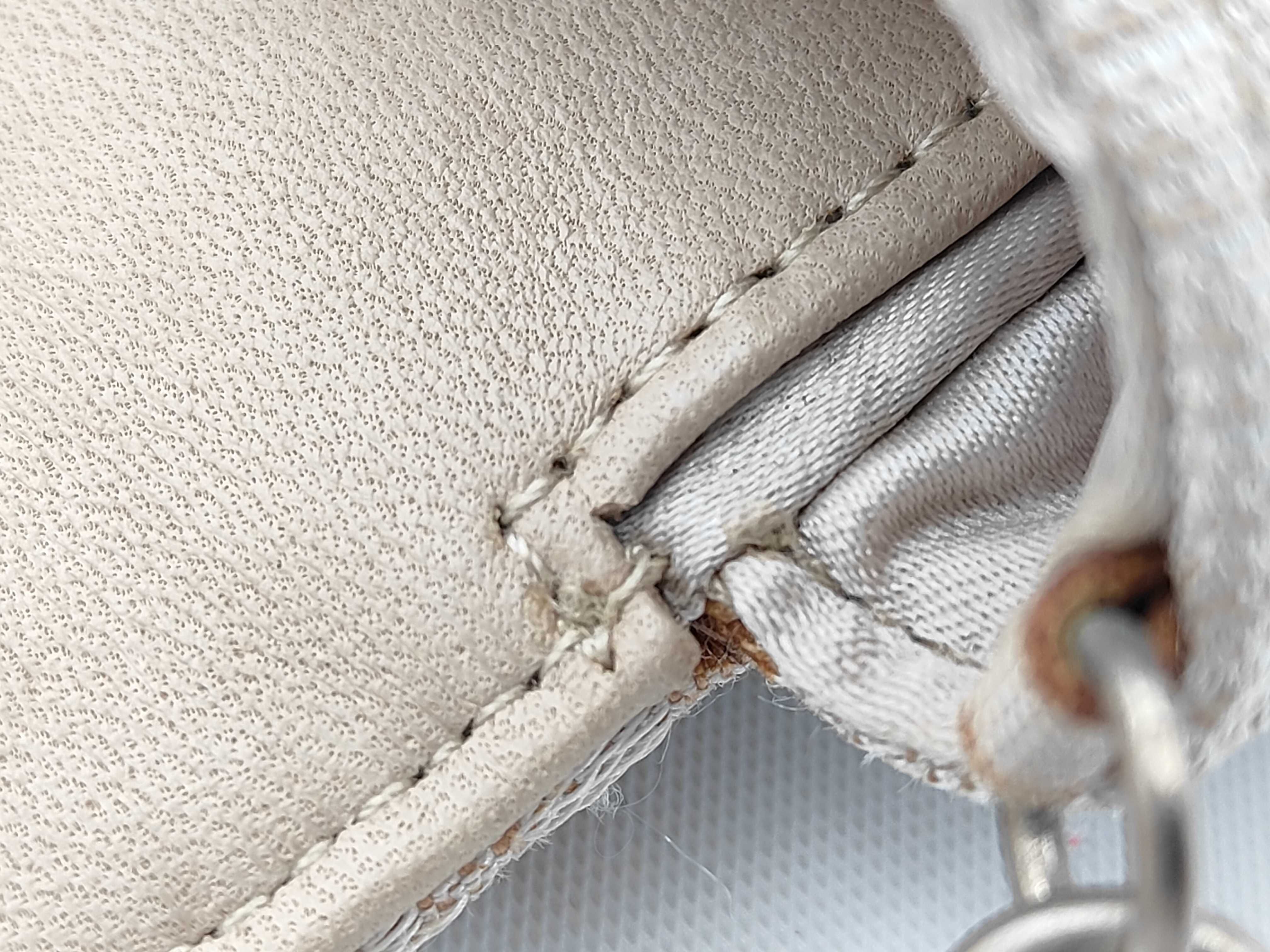 New Travel Line Chain Shoulder Bag, Beige, with Authenticity Card and Seal, 7435649 — view 8