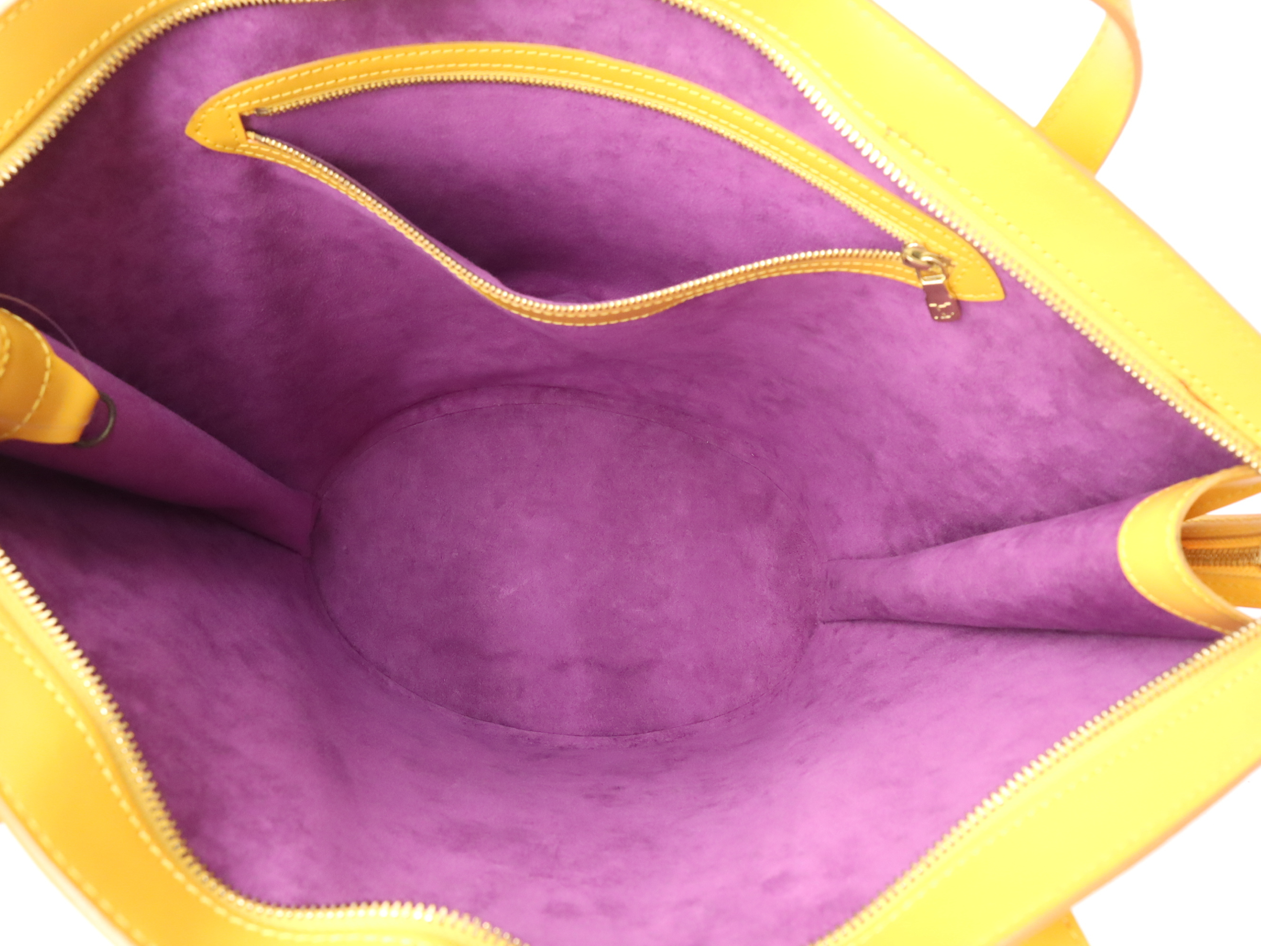 M52269 Epi Saint Jacques Shopping Tassili Yellow Tote Bag — view 13