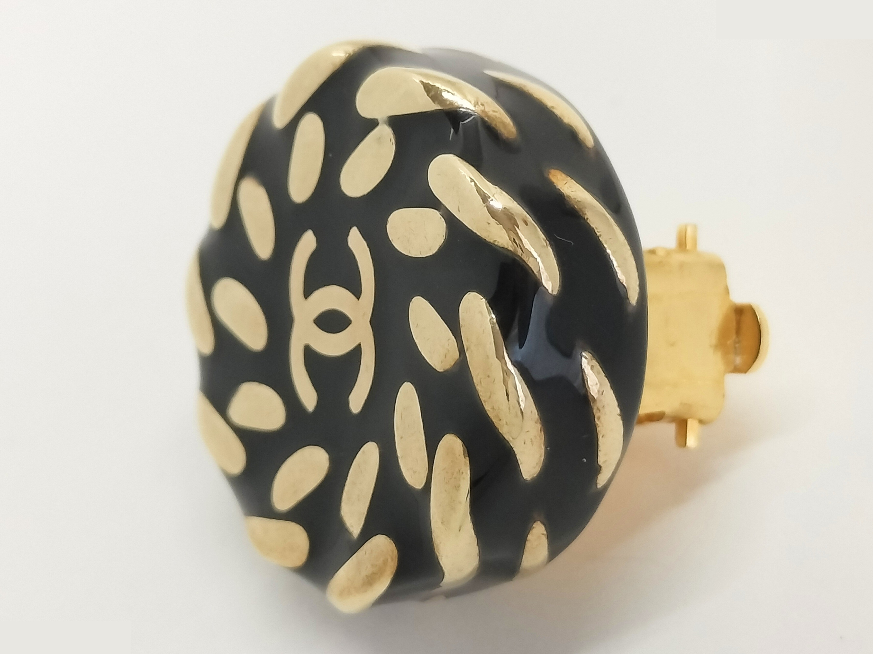 Coco Black Gold Earrings — view 11