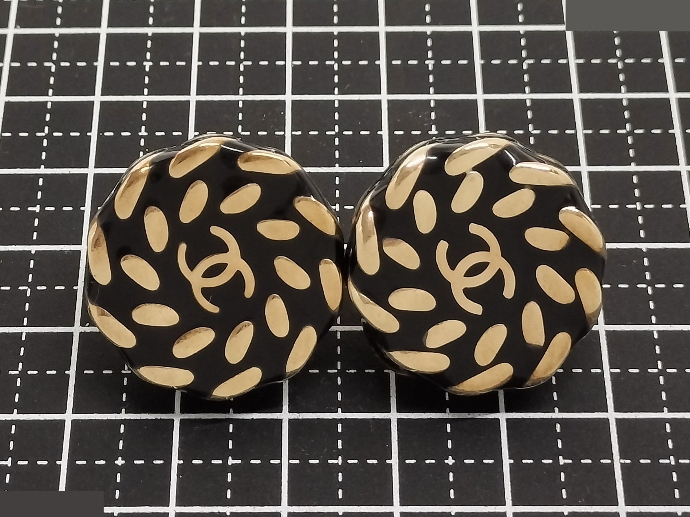 Coco Black Gold Earrings — view 12