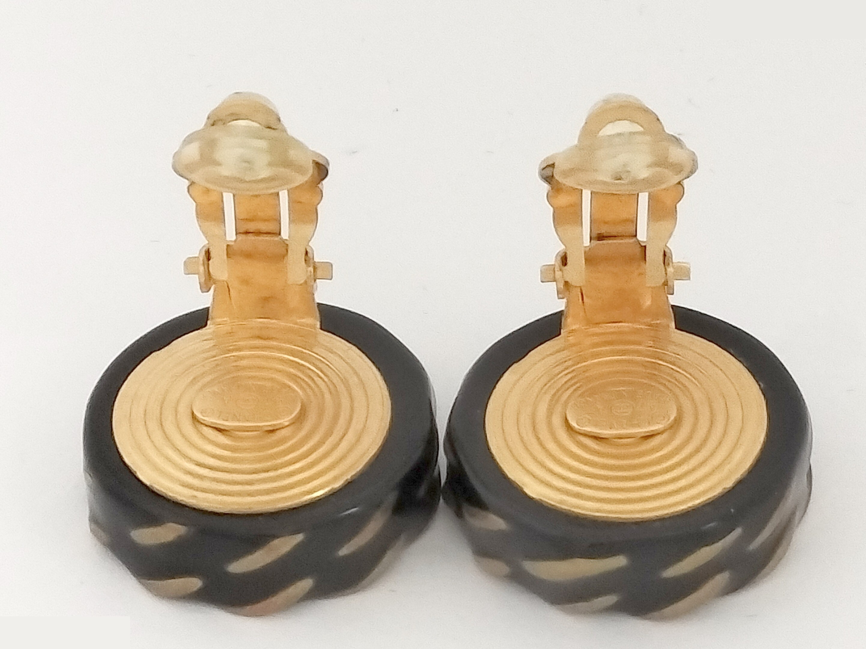 Coco Black Gold Earrings — view 6