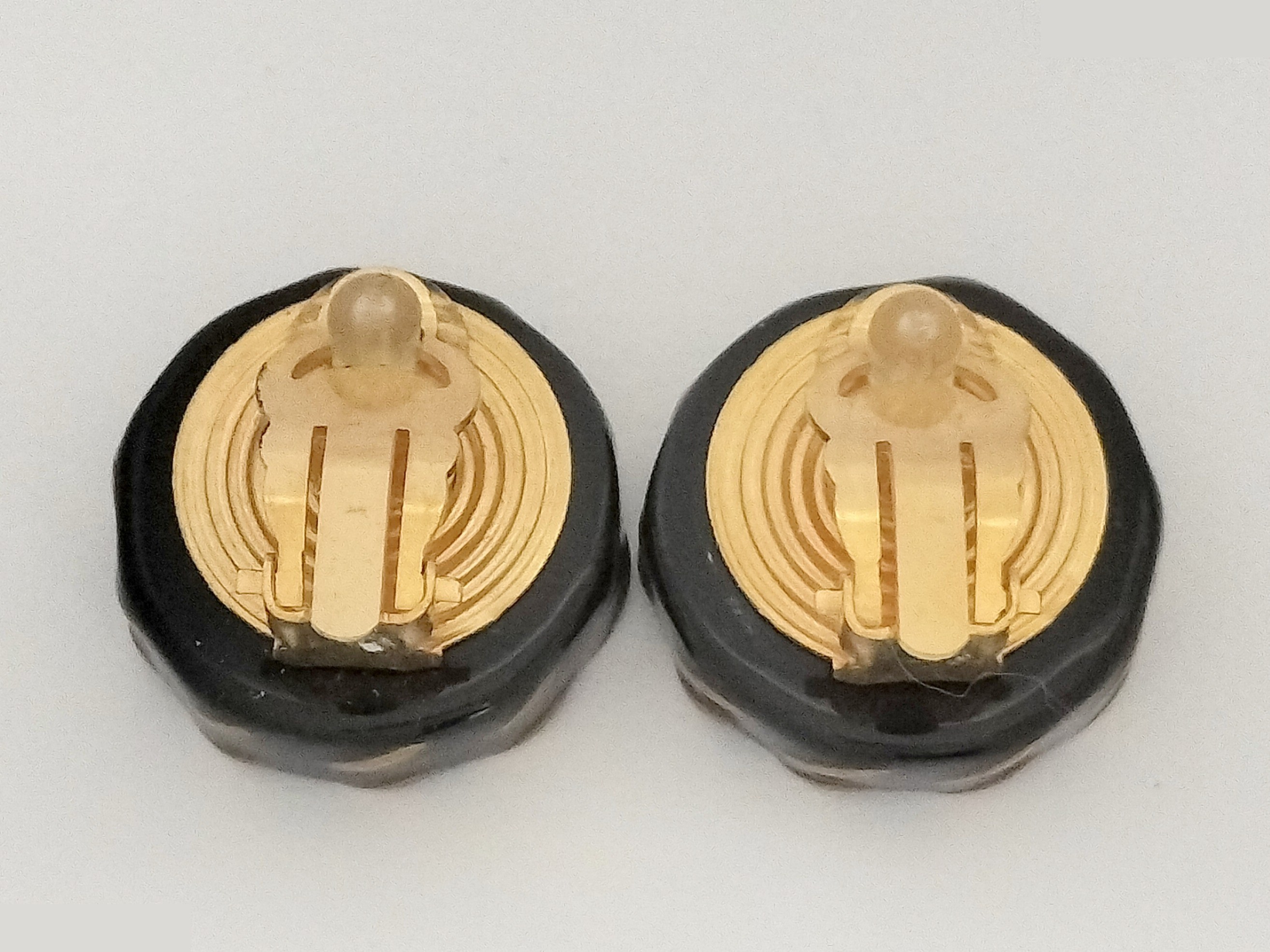 Coco Black Gold Earrings — view 7