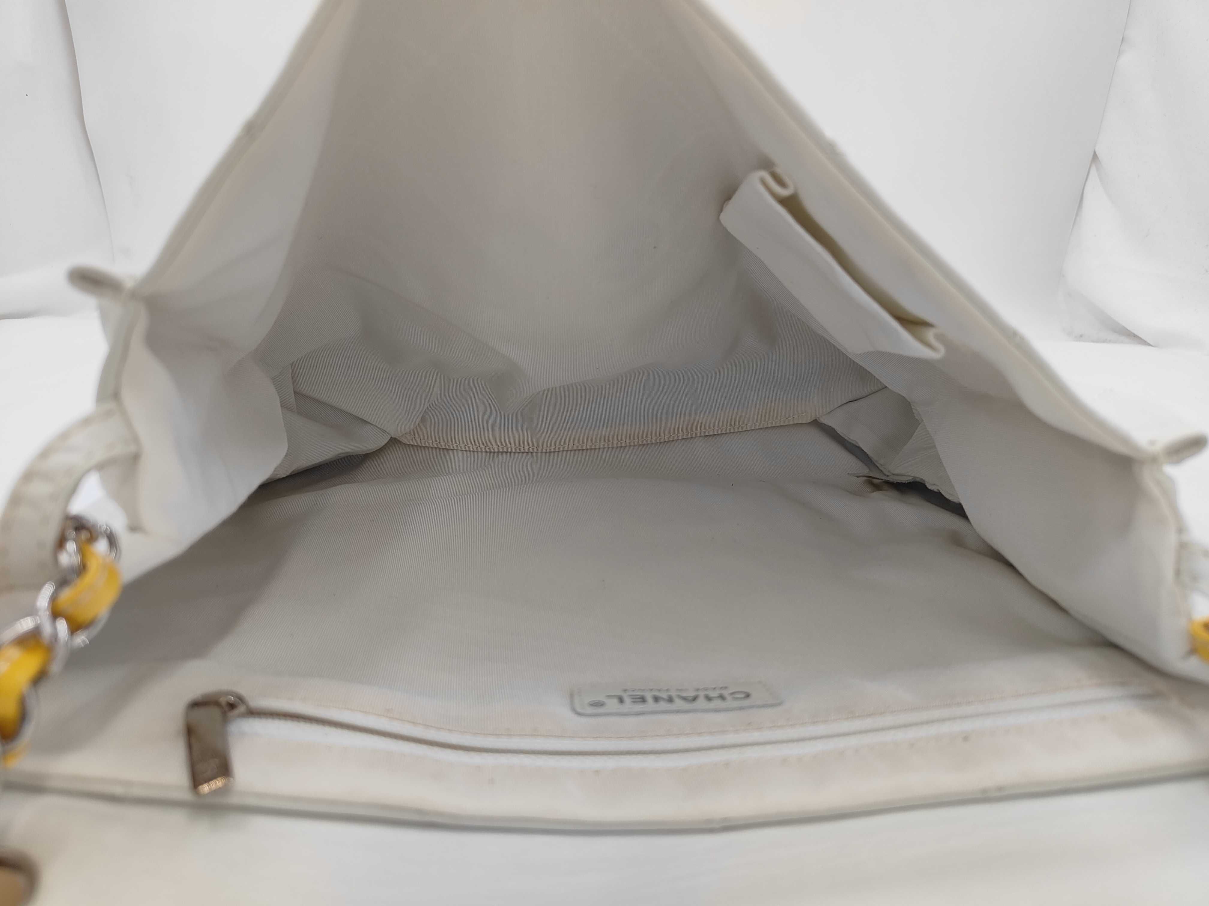 Chain Shoulder Leather Yellow Shoulder Bag — view 13