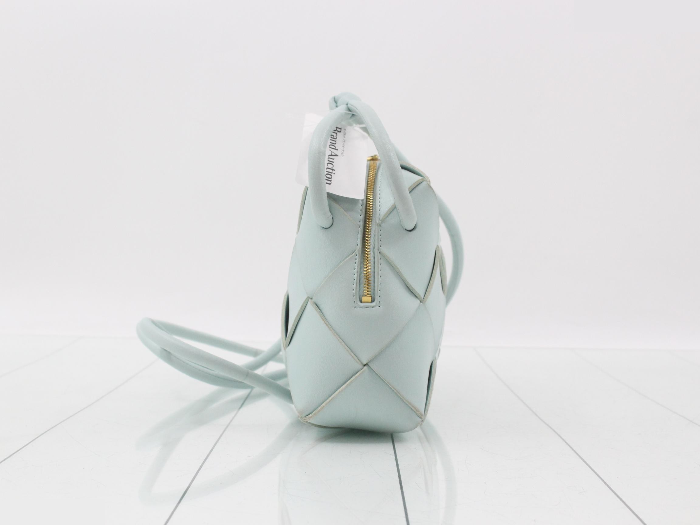 Maxi Intrecciato Leather Shoulder Bag — view 3