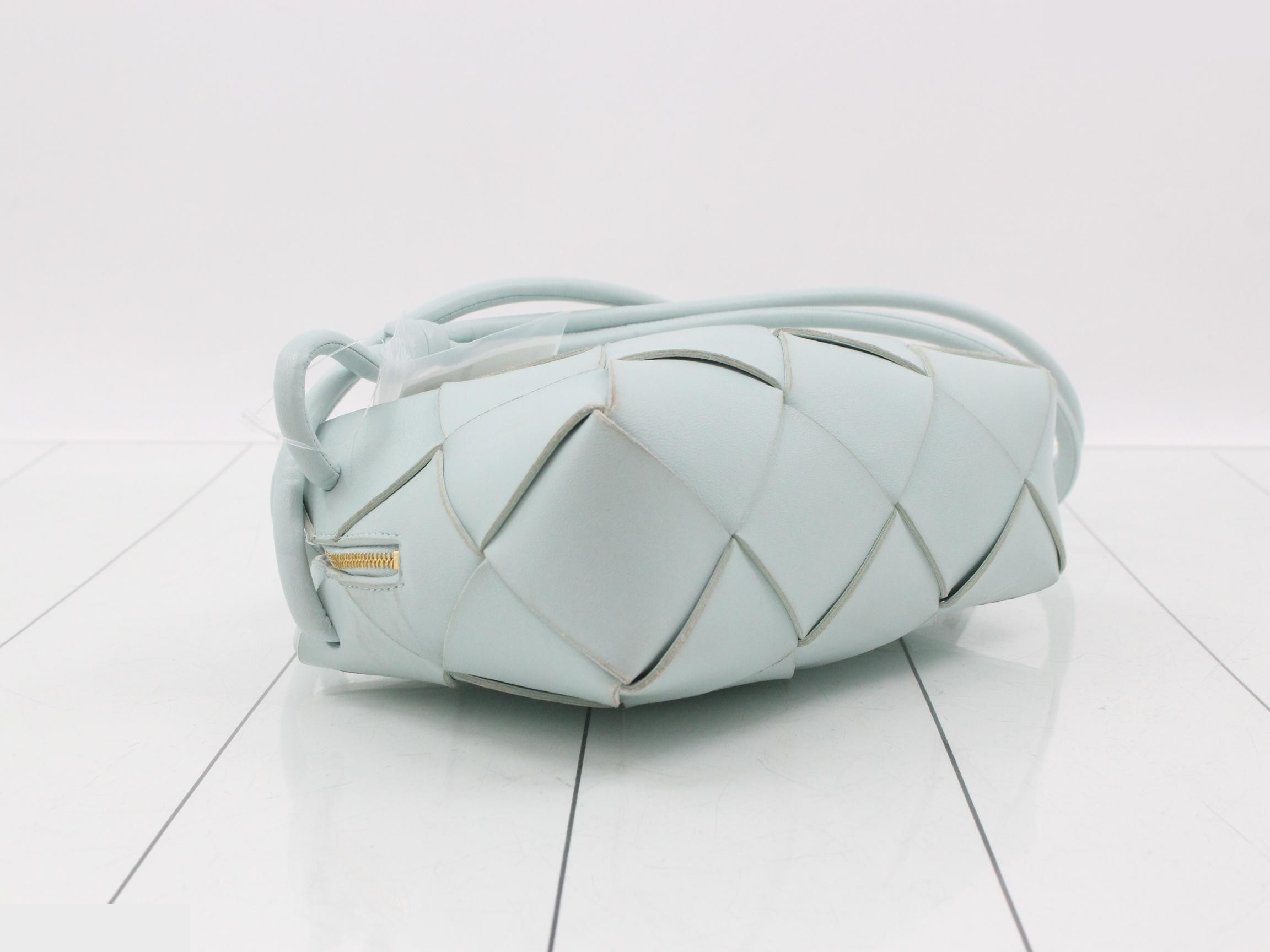 Maxi Intrecciato Leather Shoulder Bag — view 5