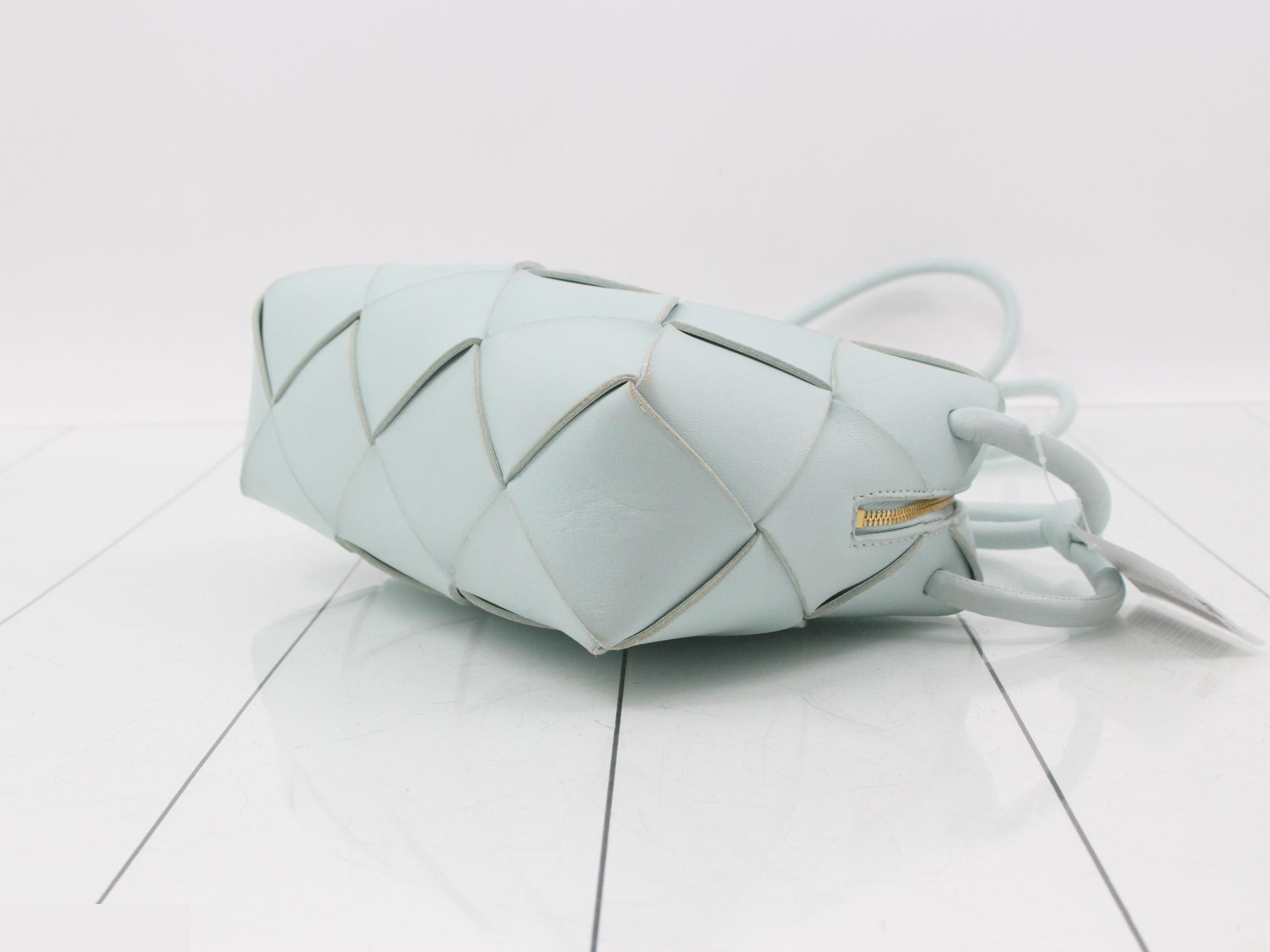 Maxi Intrecciato Leather Shoulder Bag — view 6