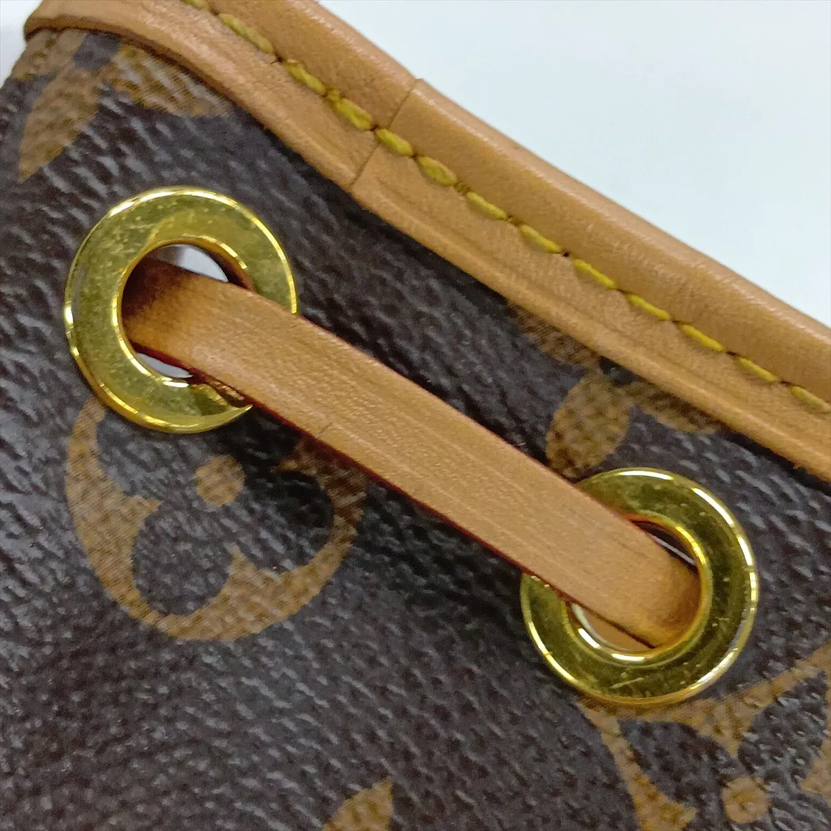 Monogram Nano Noe M81266 Brown, without strap, RFID detected. — view 13