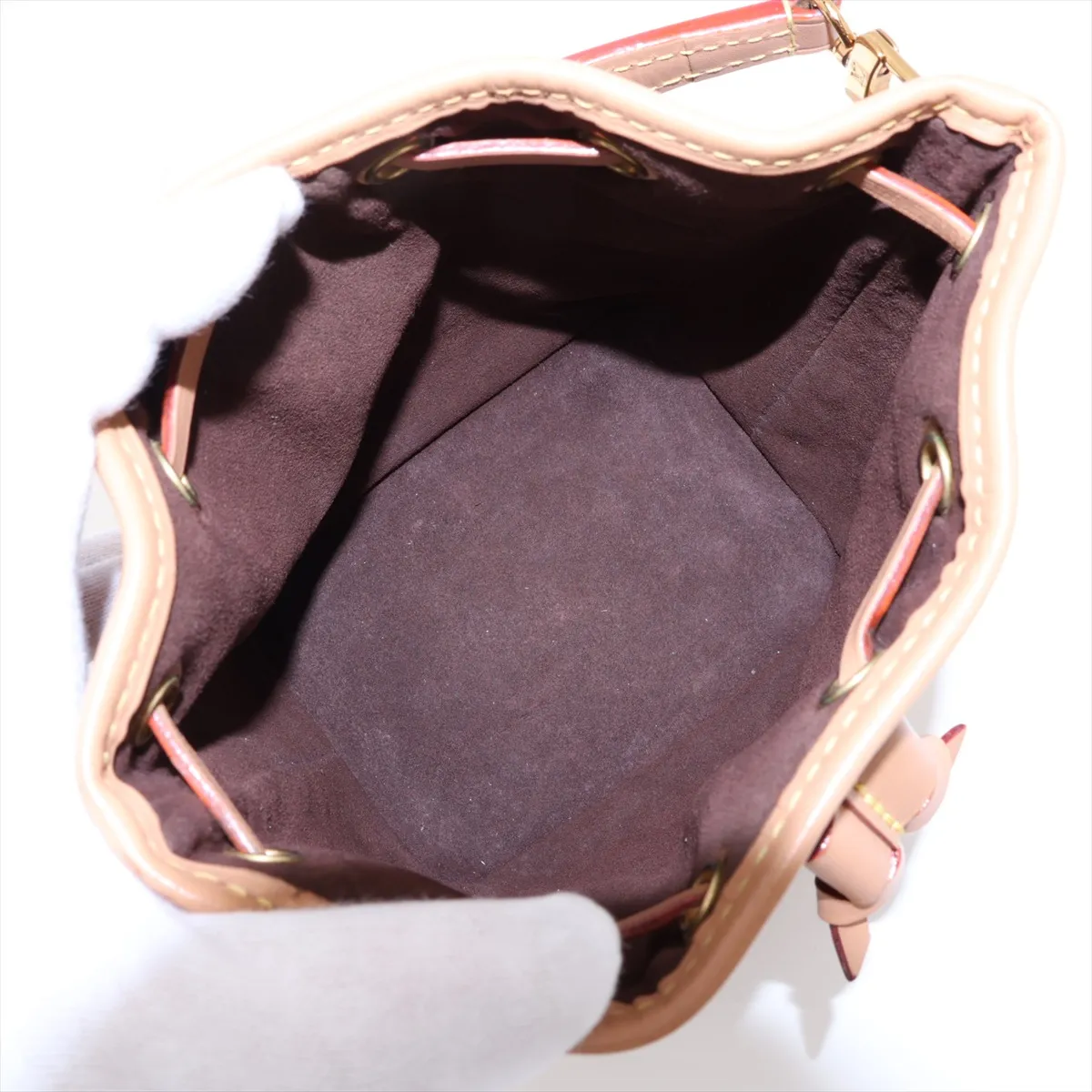 Monogram Nano Noe M81266 Brown, without strap, RFID detected. — view 7