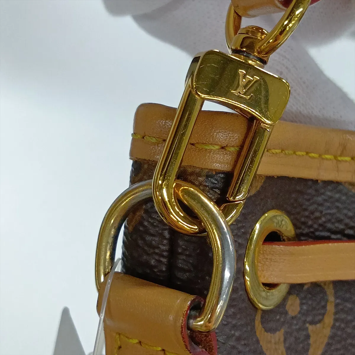Monogram Nano Noe M81266 Brown, without strap, RFID detected. — view 10