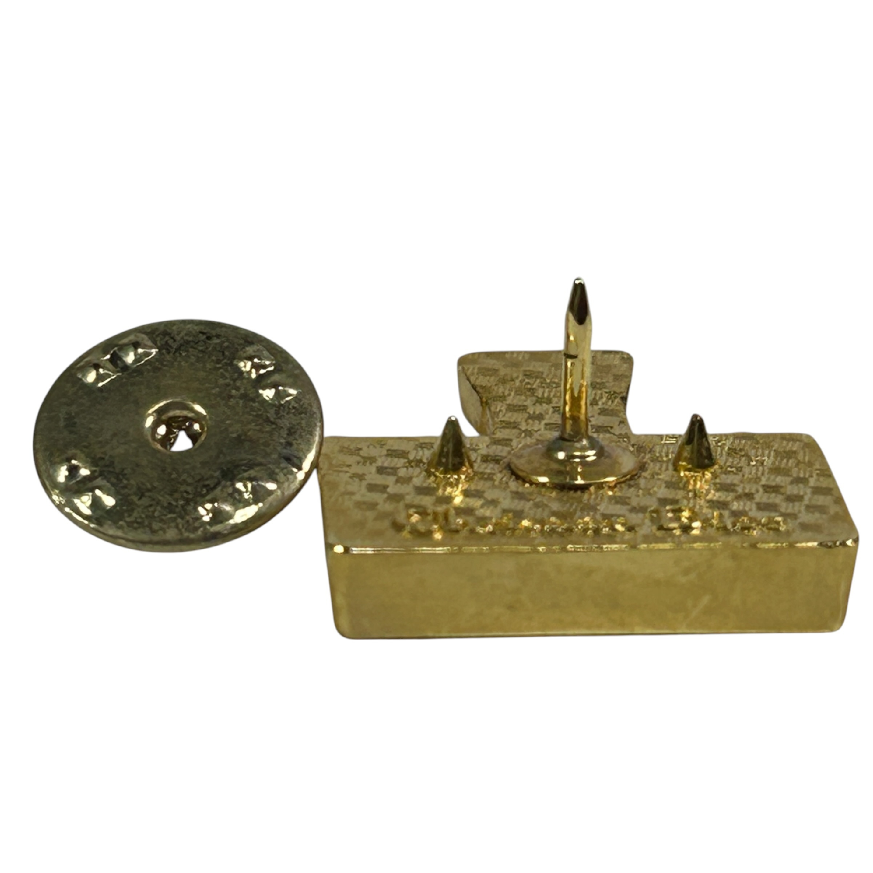 Perfume Bottle Motif Pin Badge 3-Piece Set Brooch Gold Tone Metal Material Novelty Brooch — view 4