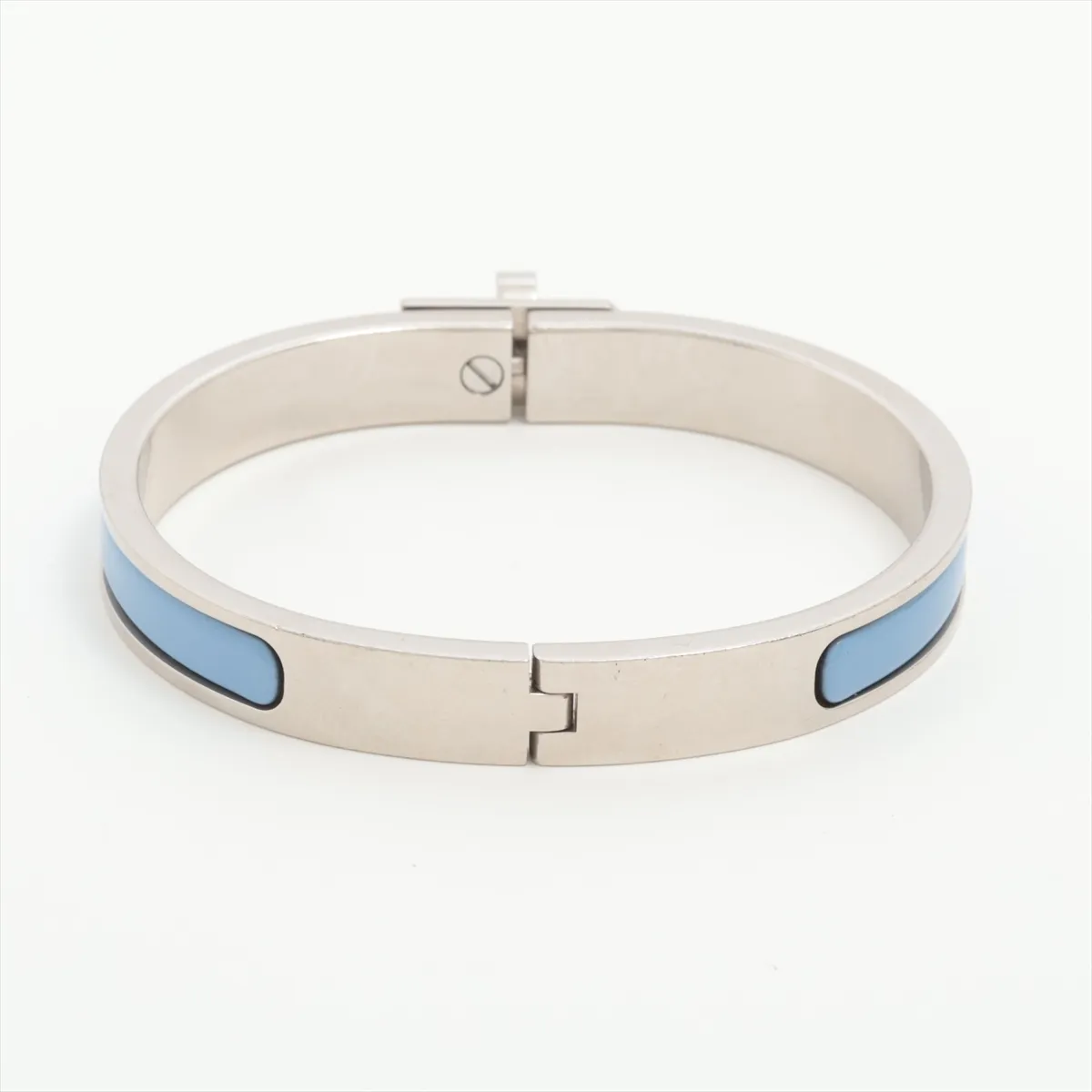 Mini Click Kelly SP0254 Bangle GP Blue x Silver. Shows signs of wear including — view 2