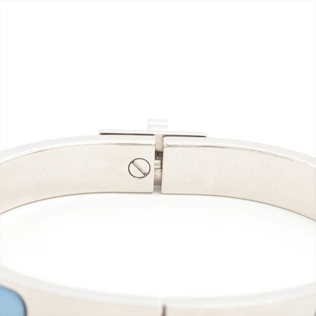 Mini Click Kelly SP0254 Bangle GP Blue x Silver. Shows signs of wear including — view 4