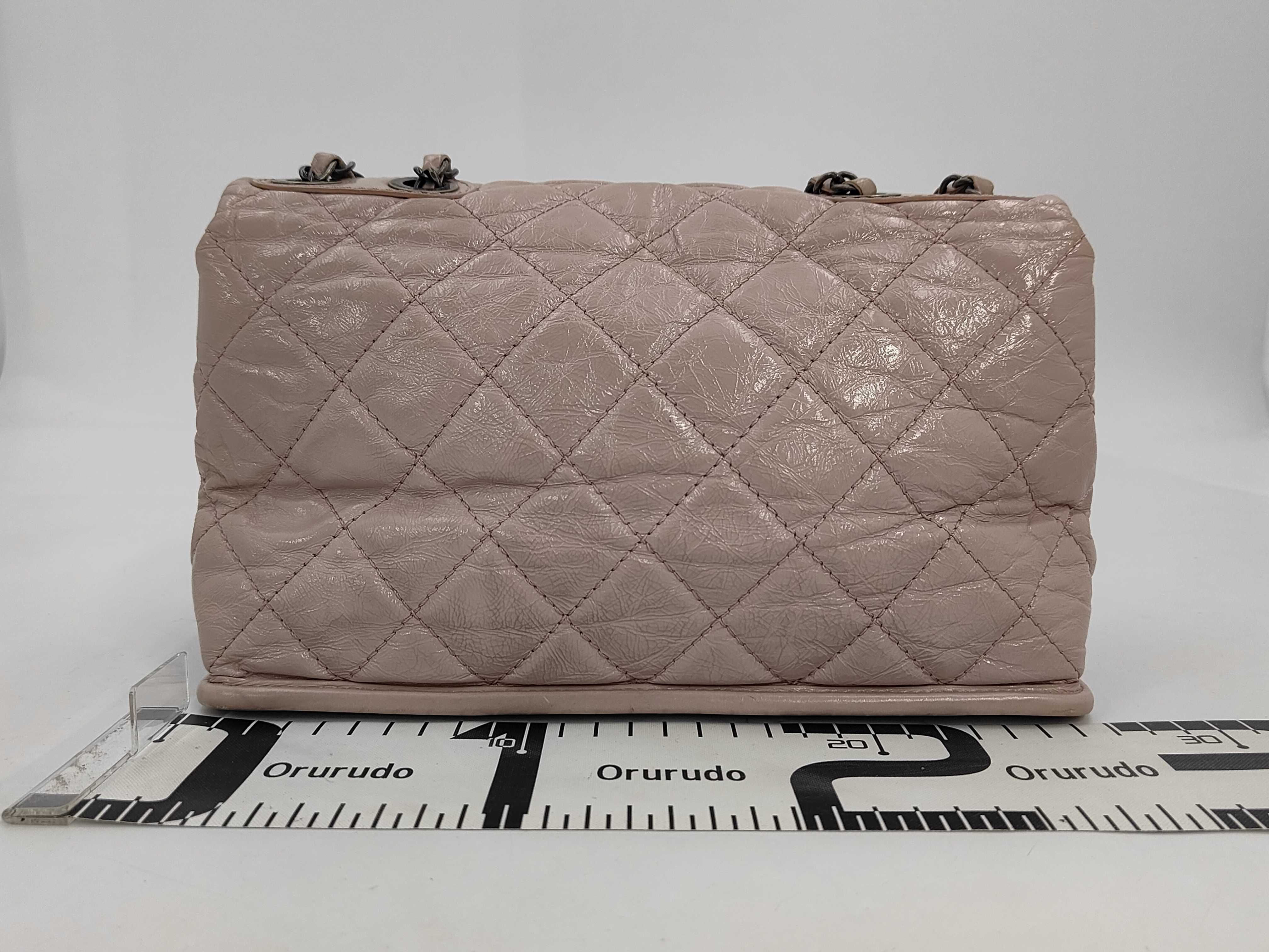 Classic Flap Shoulder Bag with Pearl-like Finish — view 2