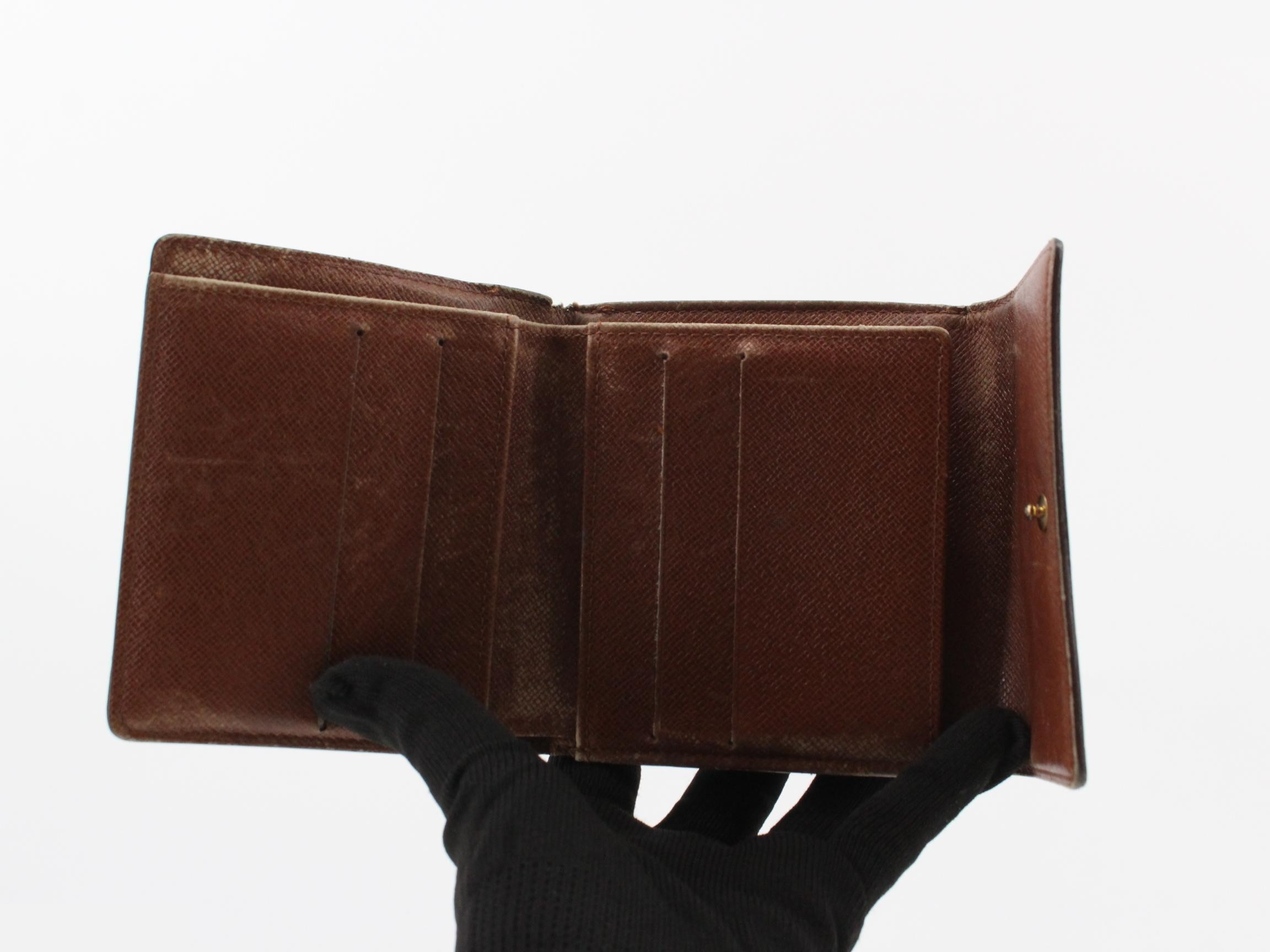 Portefeuille Elise M61654 Monogram Double Snap Wallet — view 4