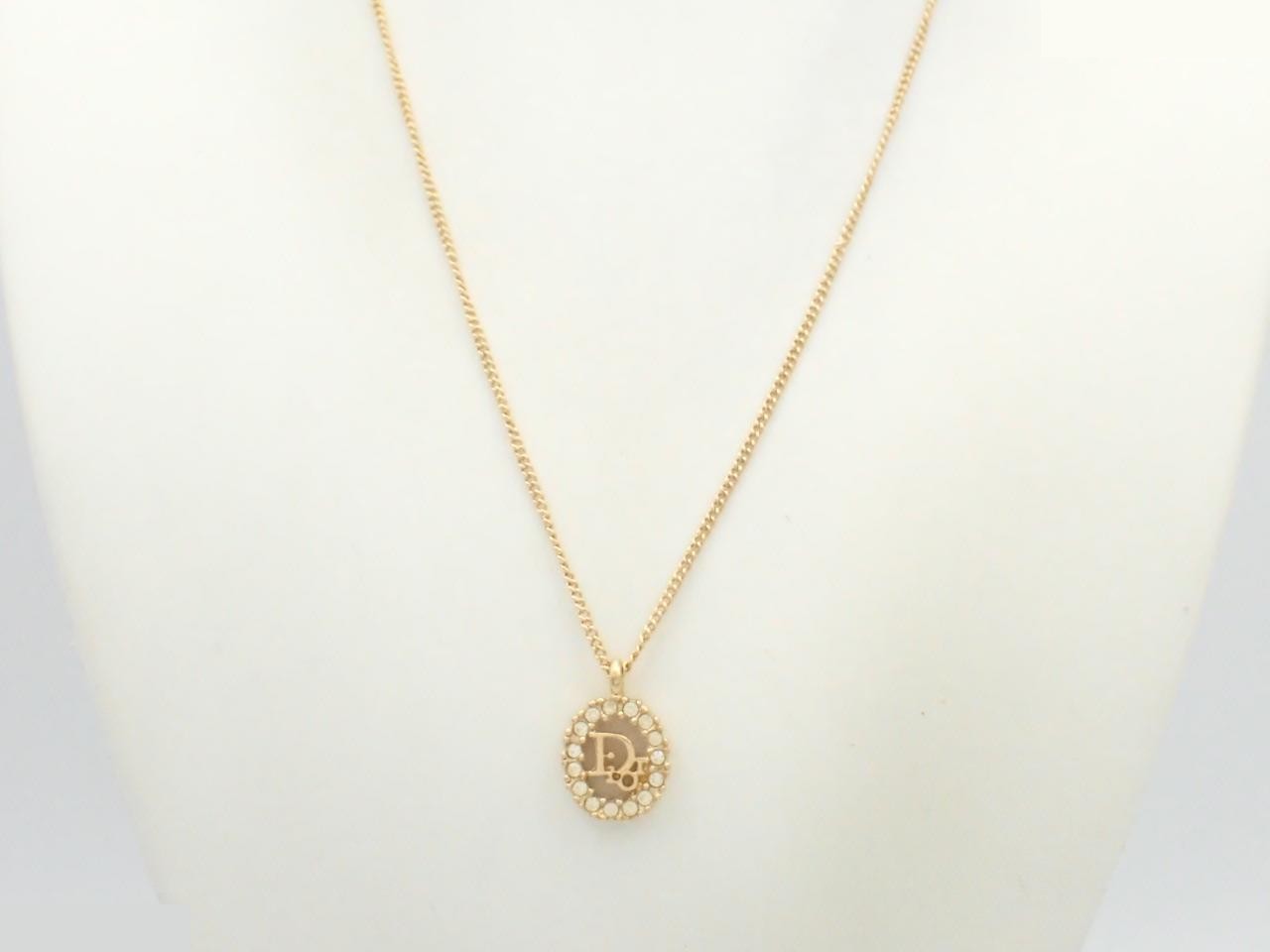 Gold necklace, chain approximately 46cm — view 3